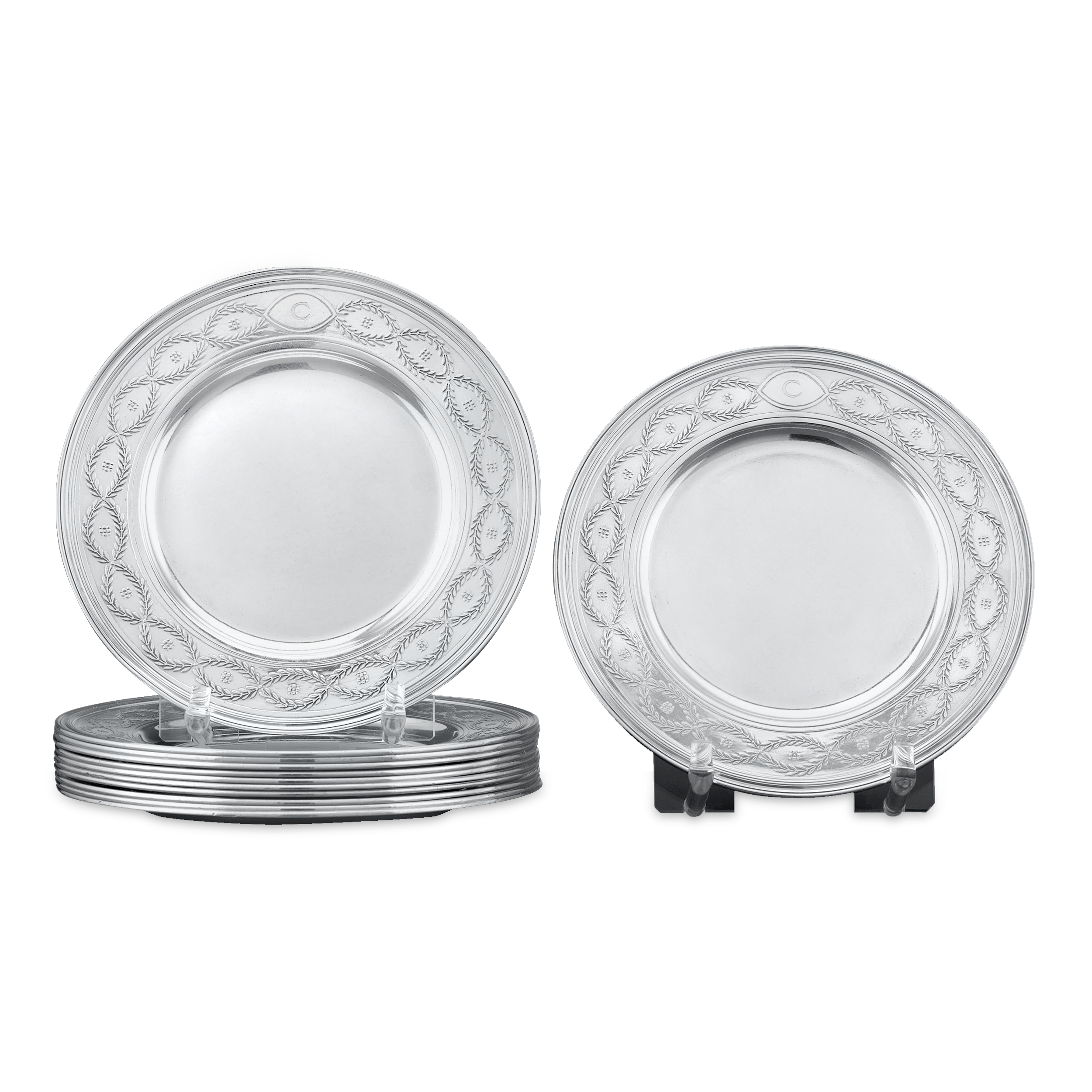 Tiffany Winthrop Silver Bread & Butter Plates