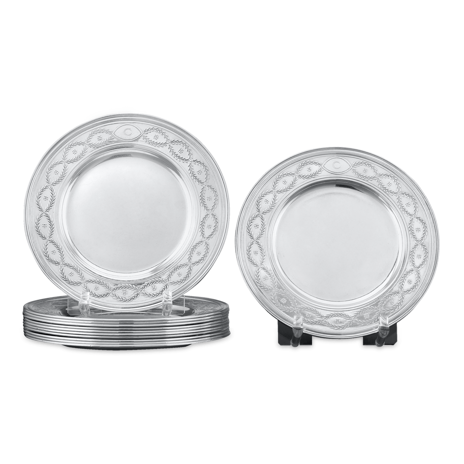 Tiffany Winthrop Silver Bread & Butter Plates