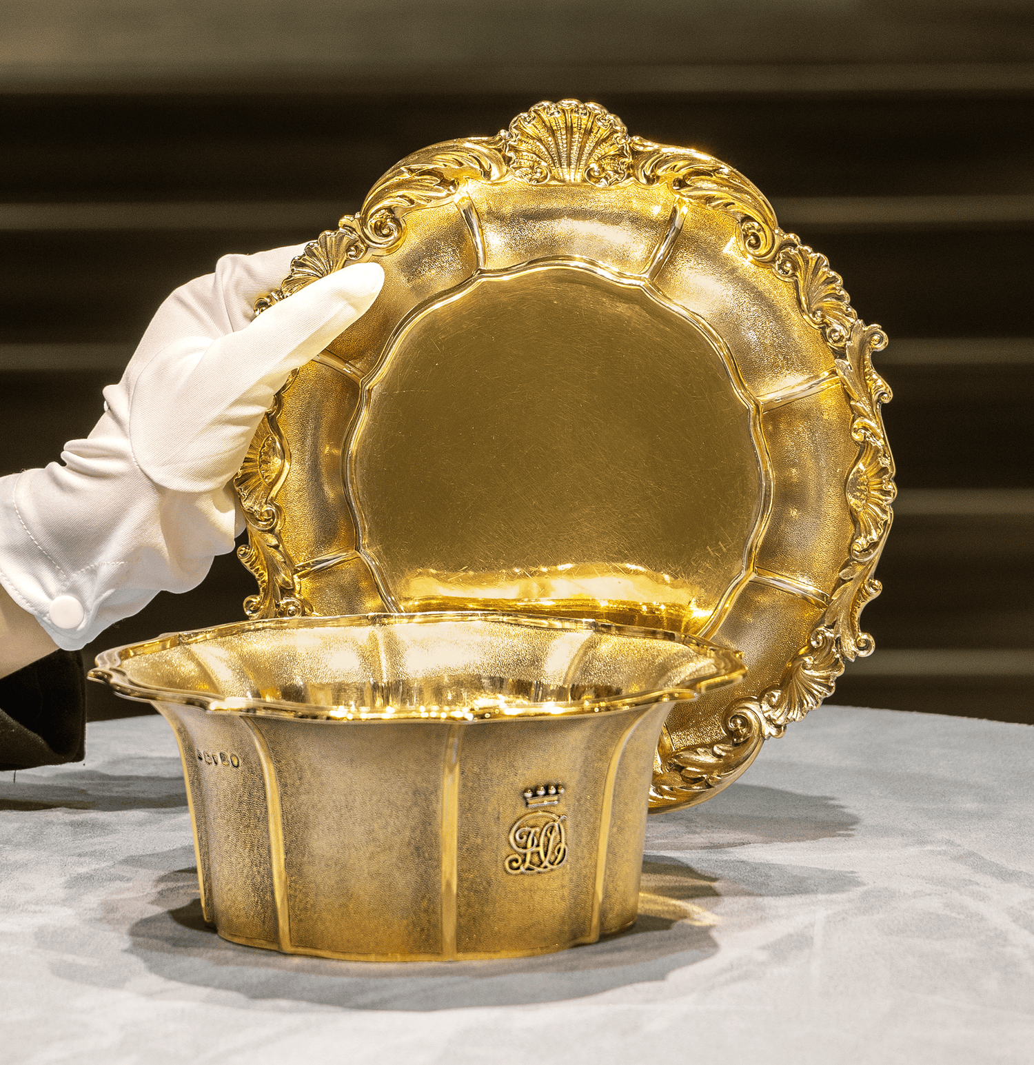 Paul Storr Silver-Gilt Bowl 