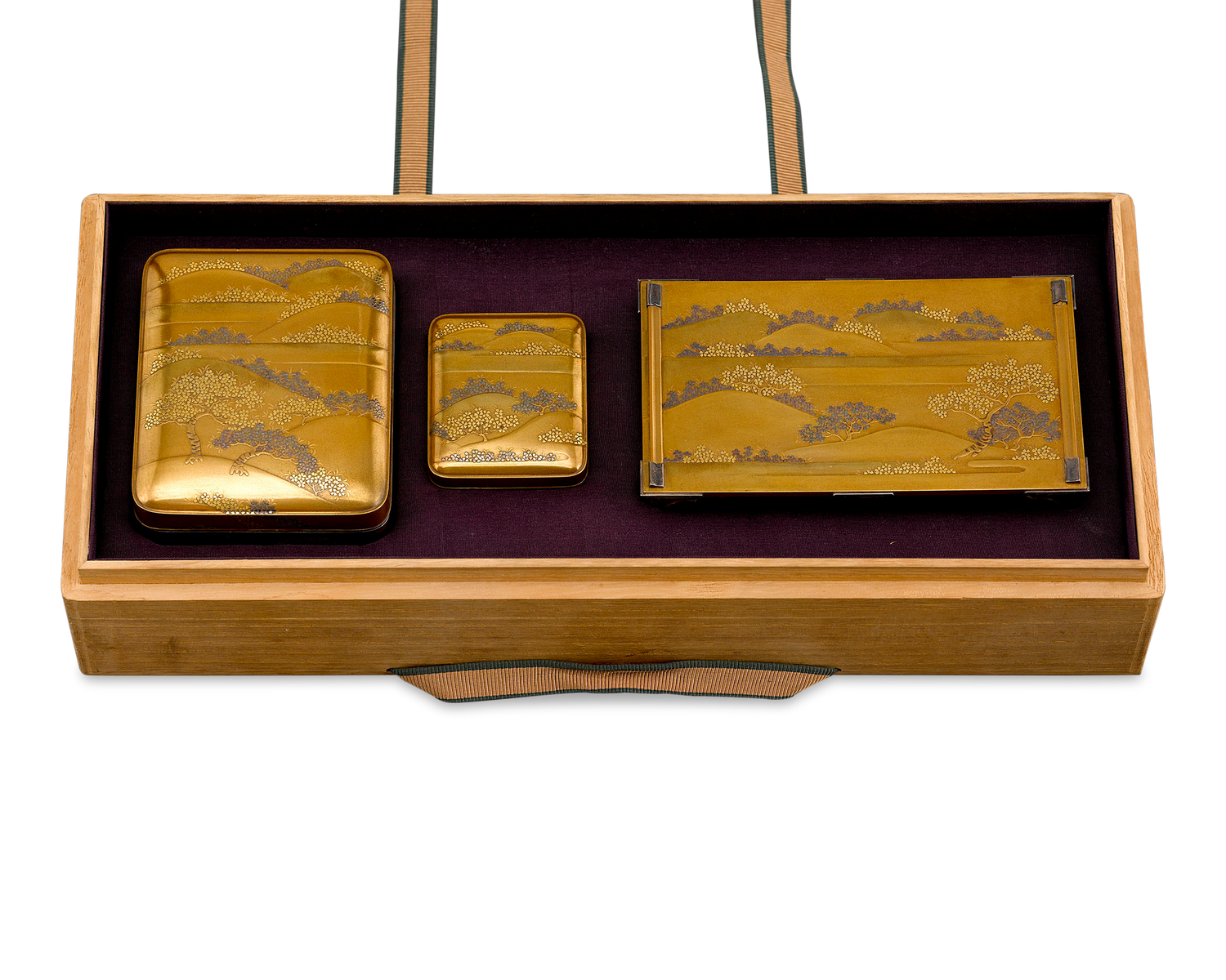 Japanese Meiji Lacquer Writing Set