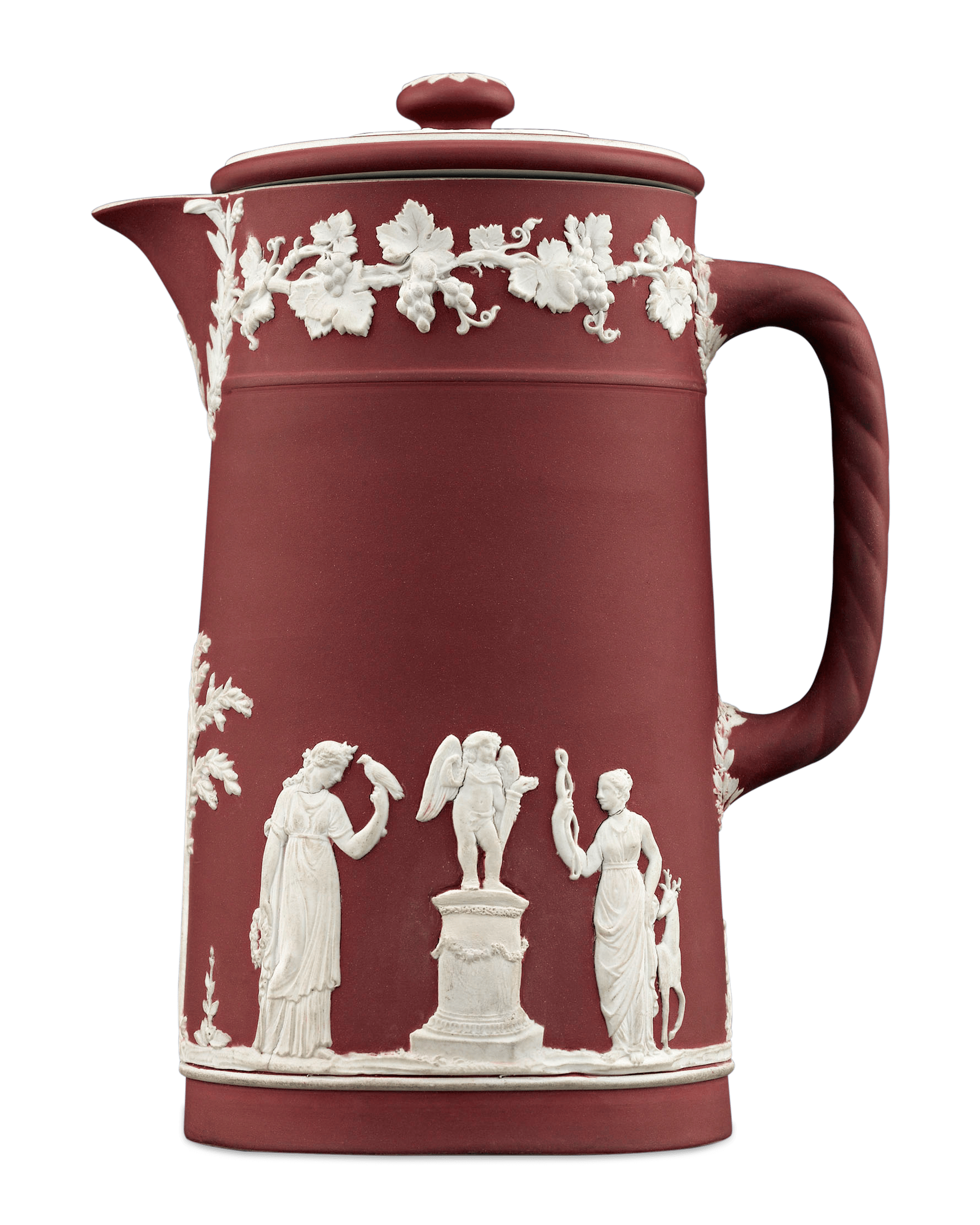 Wedgwood Crimson Covered Jug
