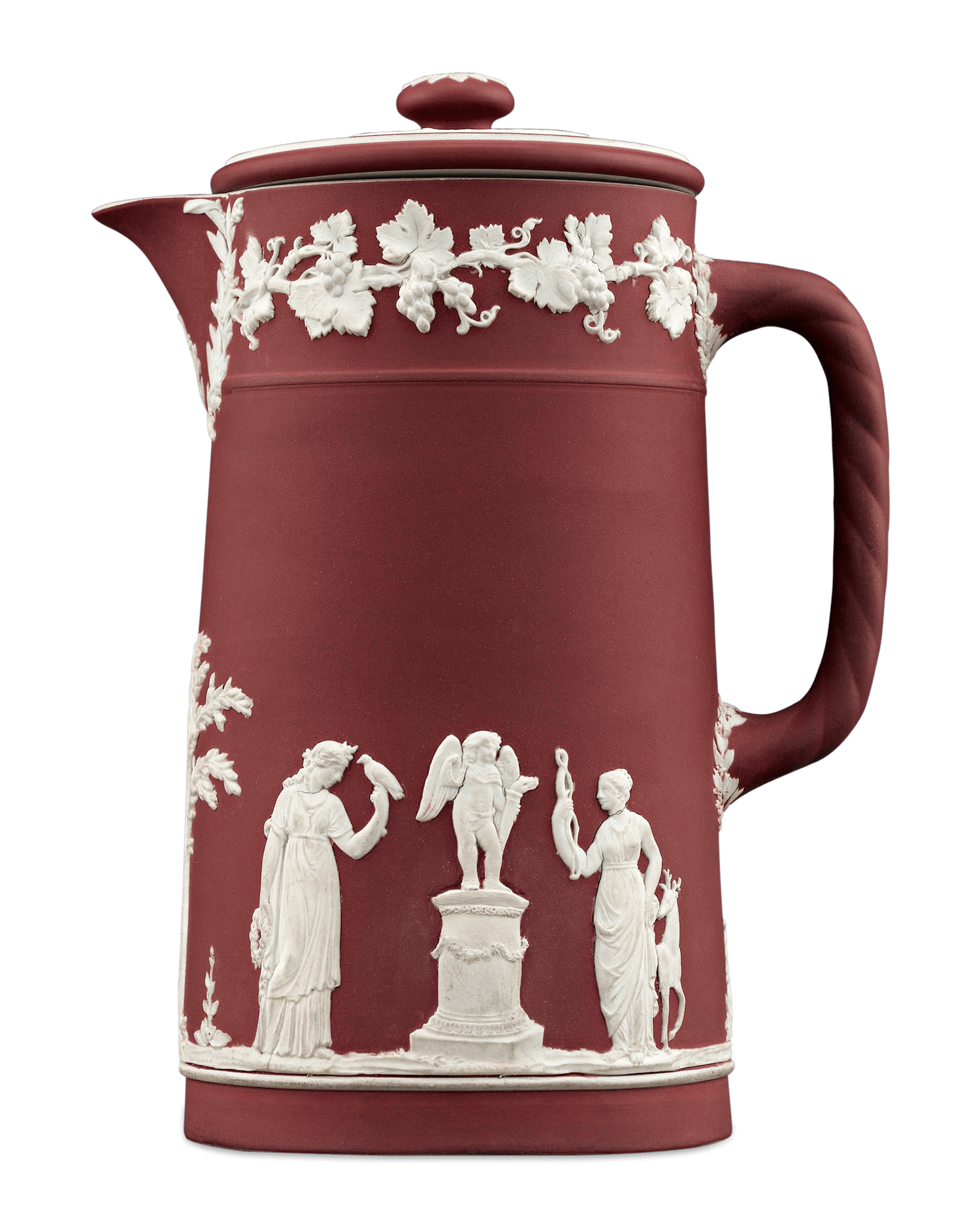 Wedgwood Crimson Covered Jug