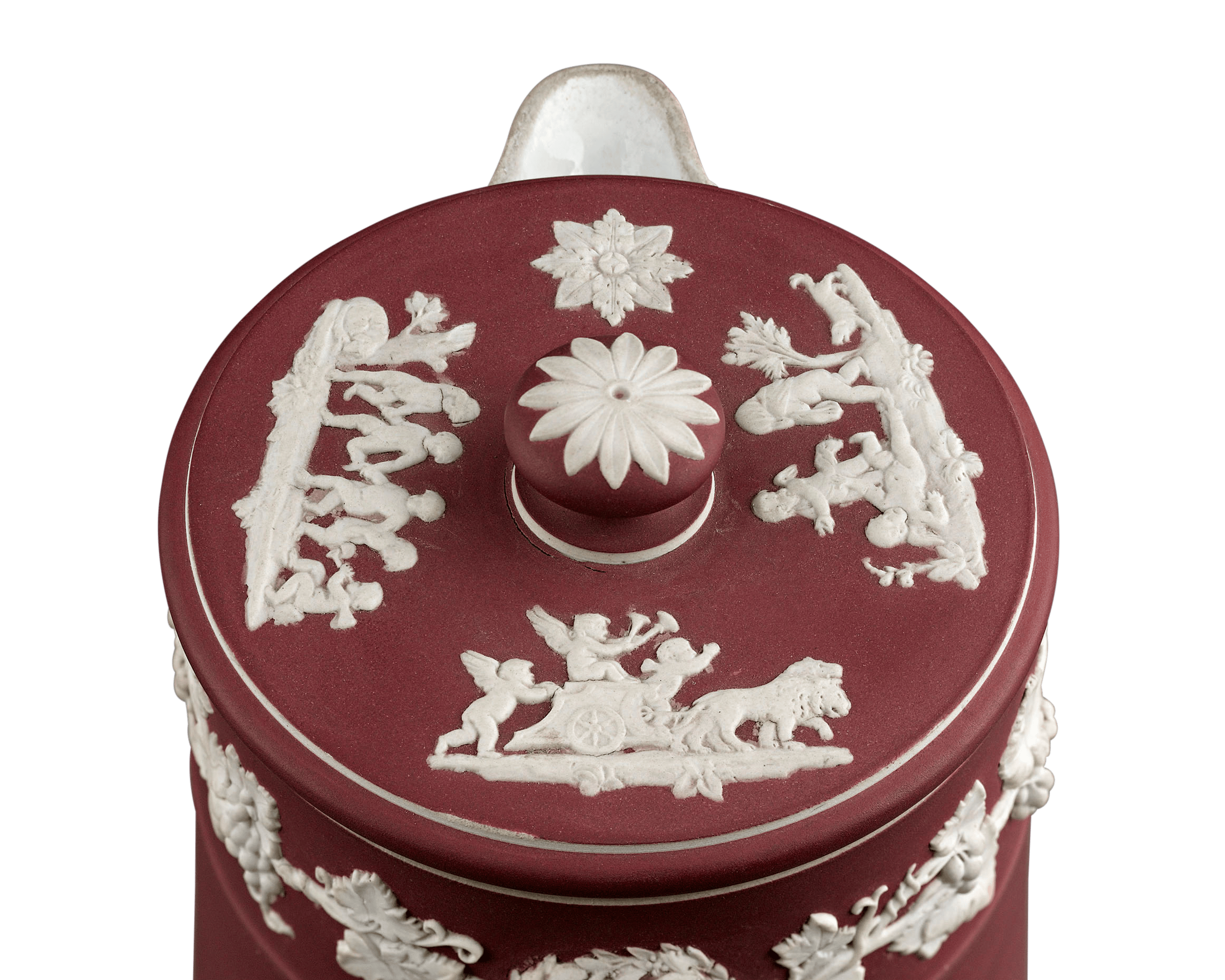 Wedgwood Crimson Covered Jug