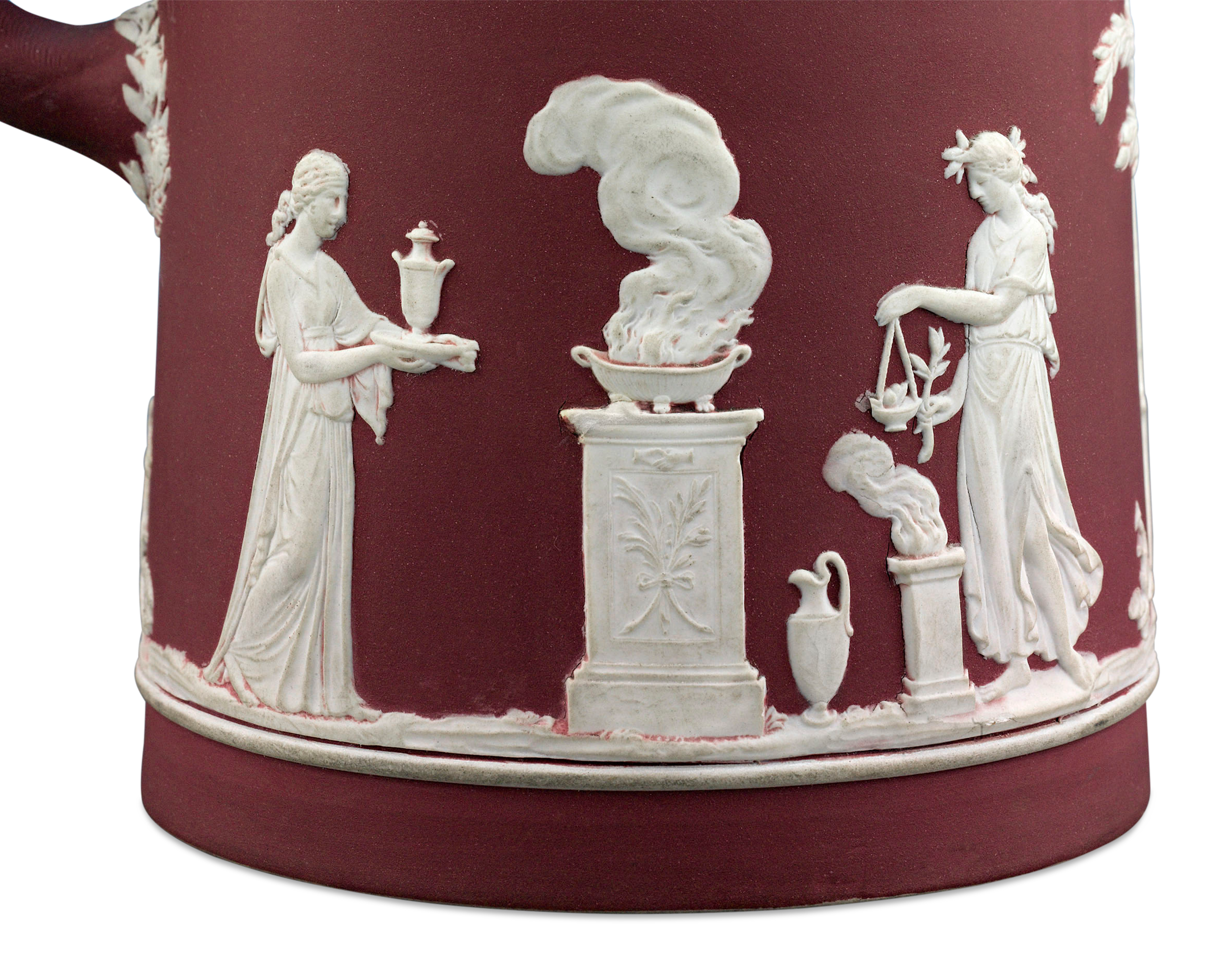 Wedgwood Crimson Covered Jug