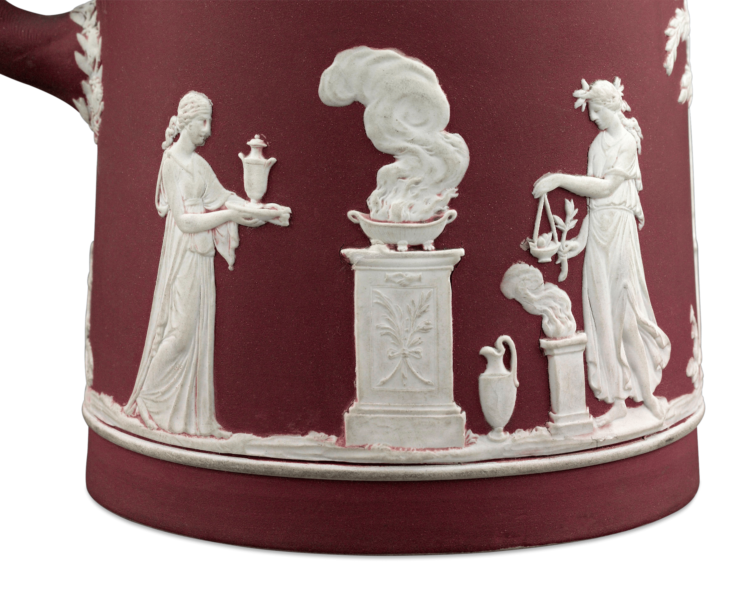 Wedgwood Crimson Covered Jug