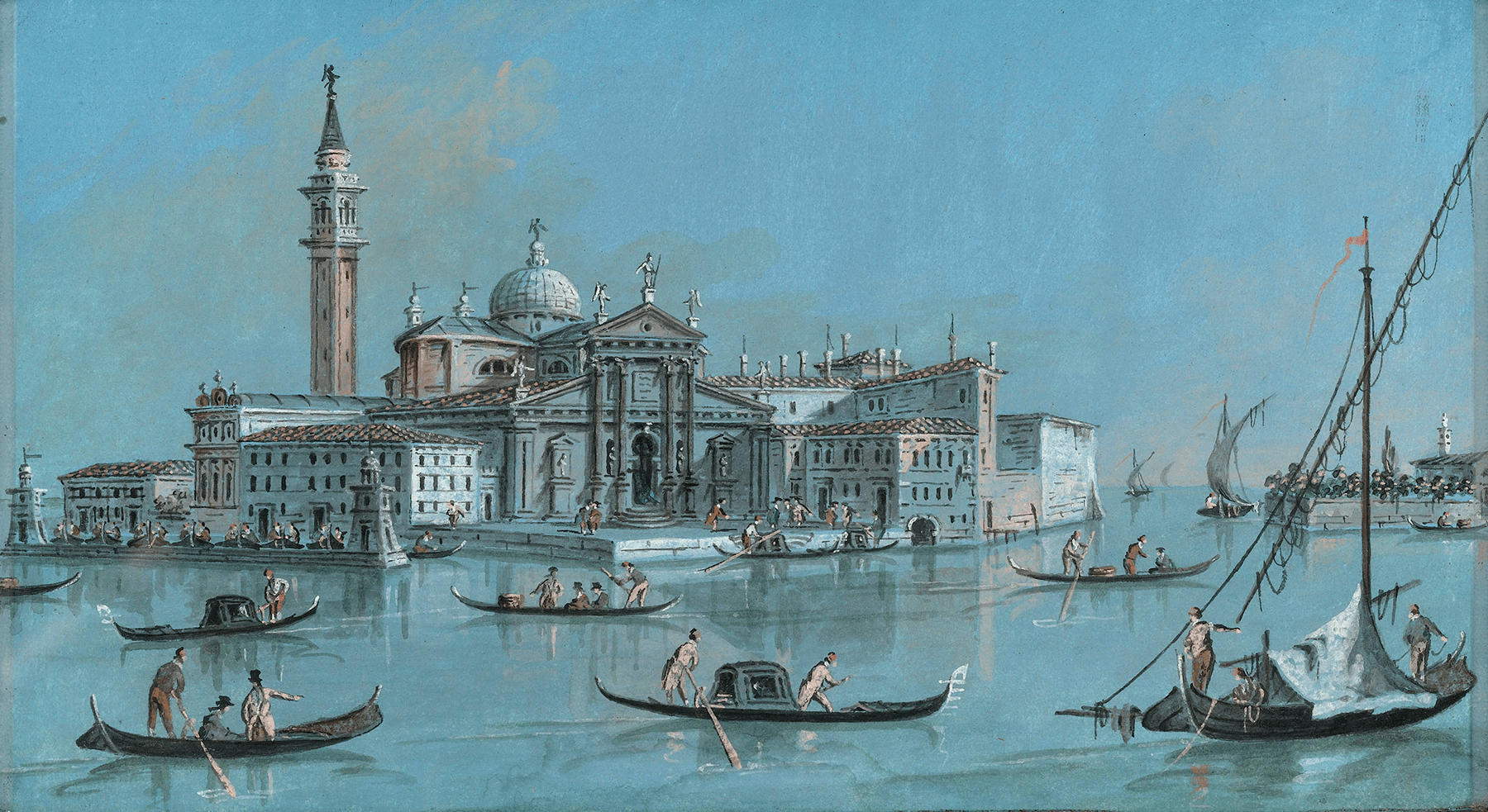 View of San Giorgio Maggiore by Giacomo Guardi