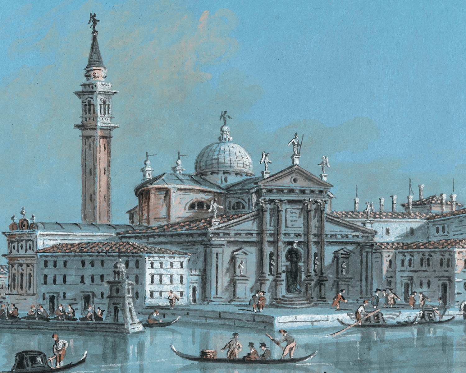 View of San Giorgio Maggiore by Giacomo Guardi