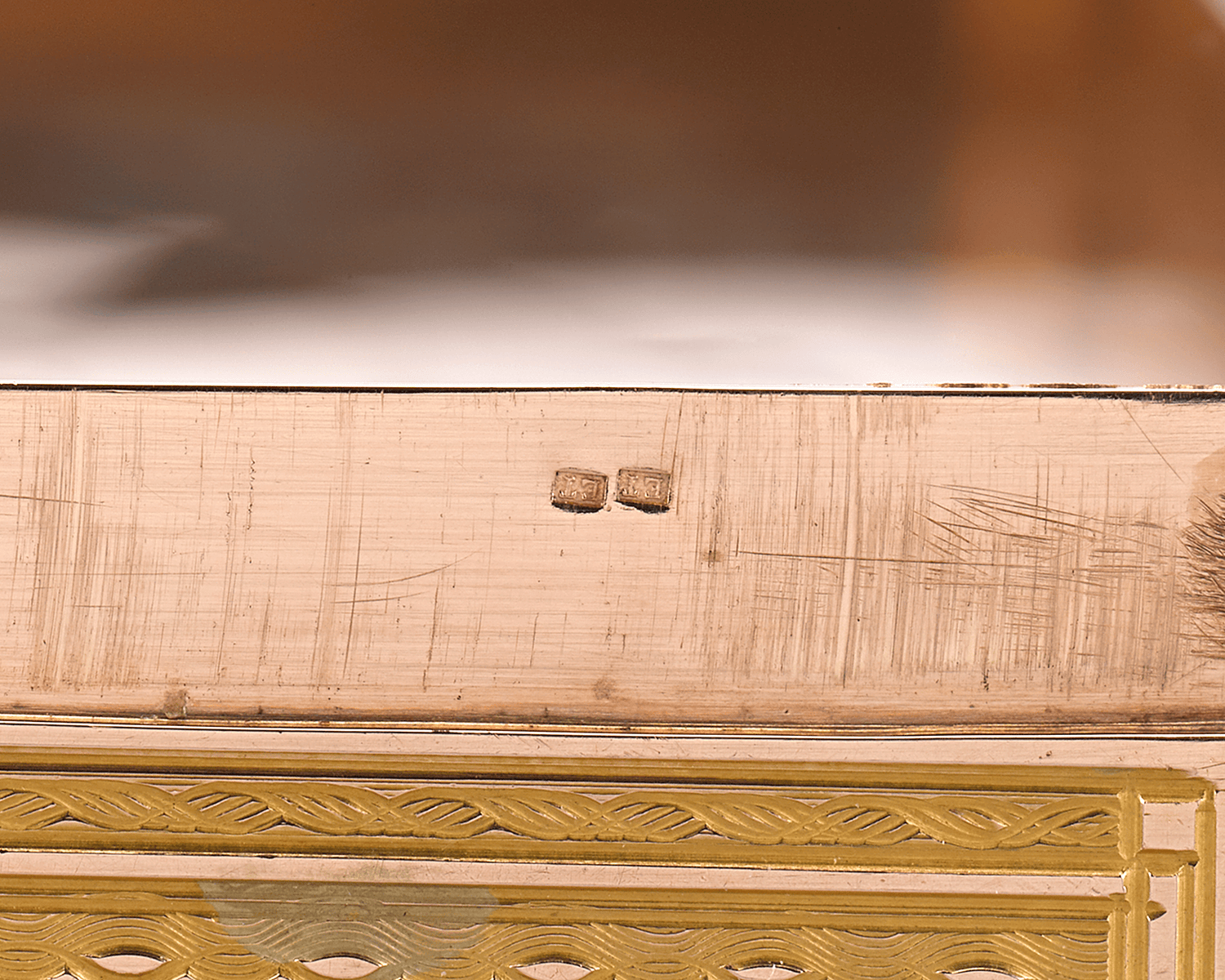 Swiss Gold Musical Snuff Box