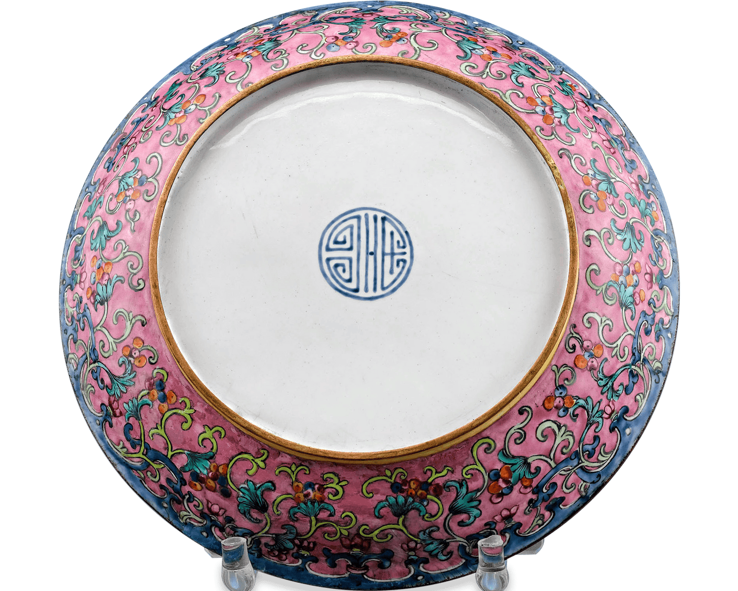 Chinese Canton Enamel Plate