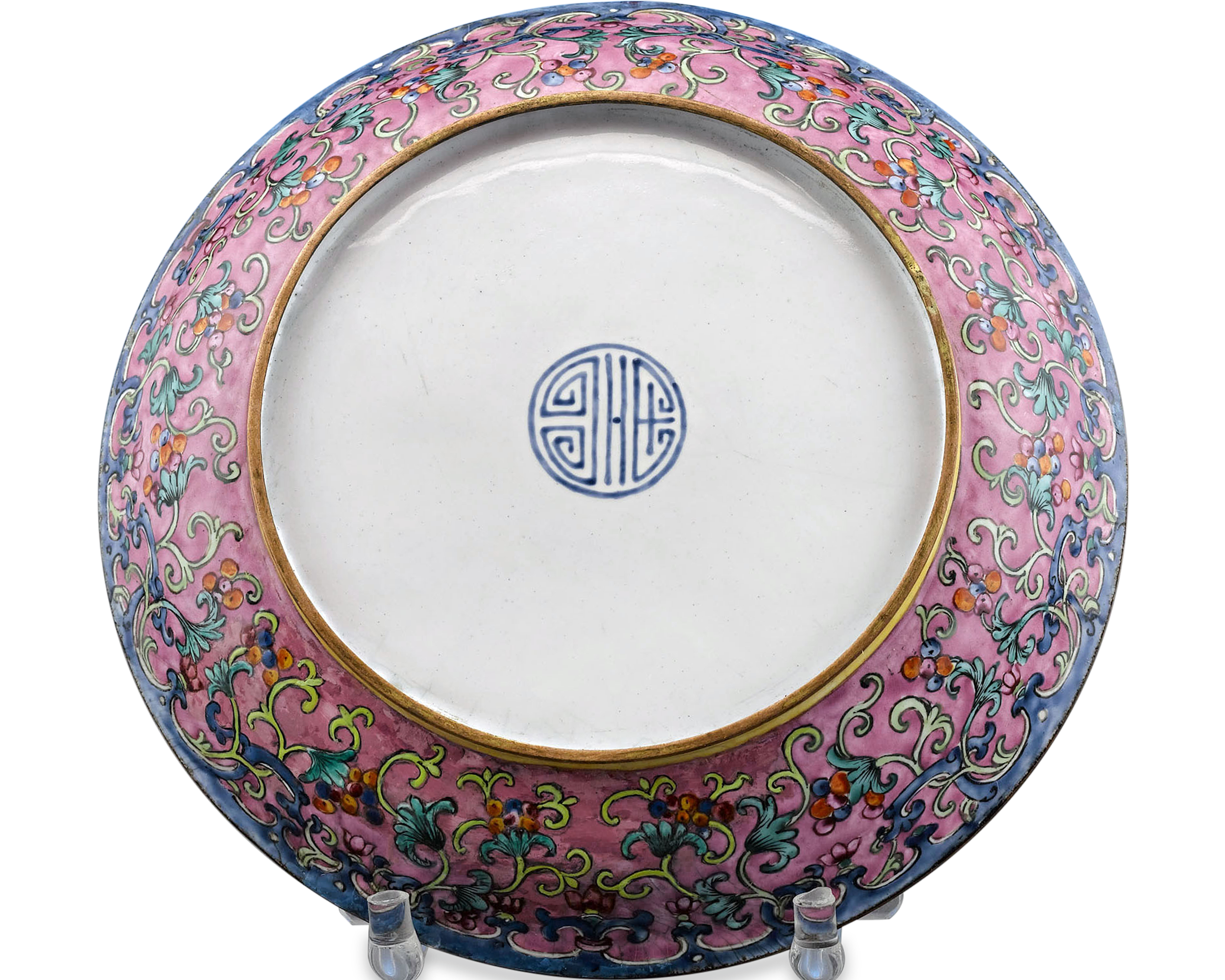 Chinese Canton Enamel Plate