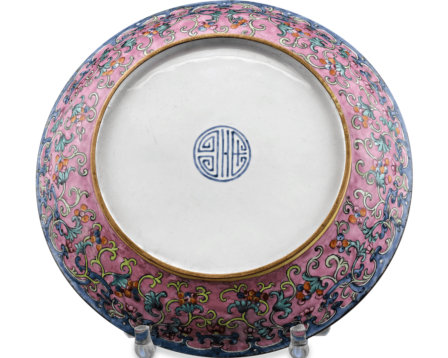 Chinese Canton Enamel Plate