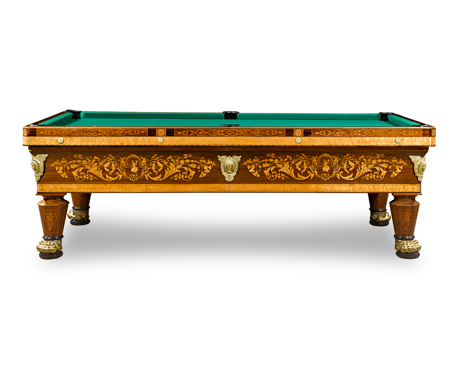 French Marquetry Billiard Table