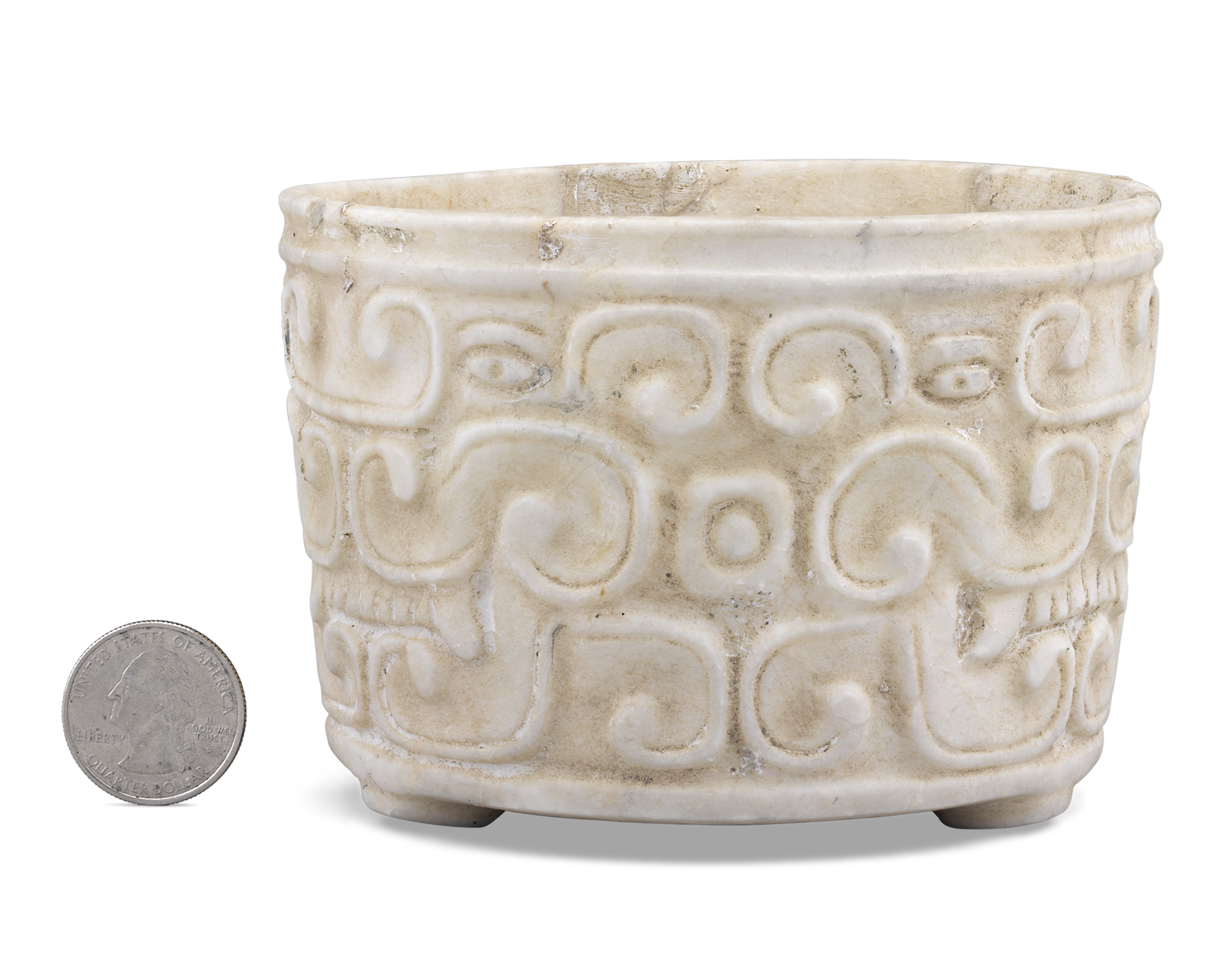 Pre-Columbian Honduran Marble Bowl