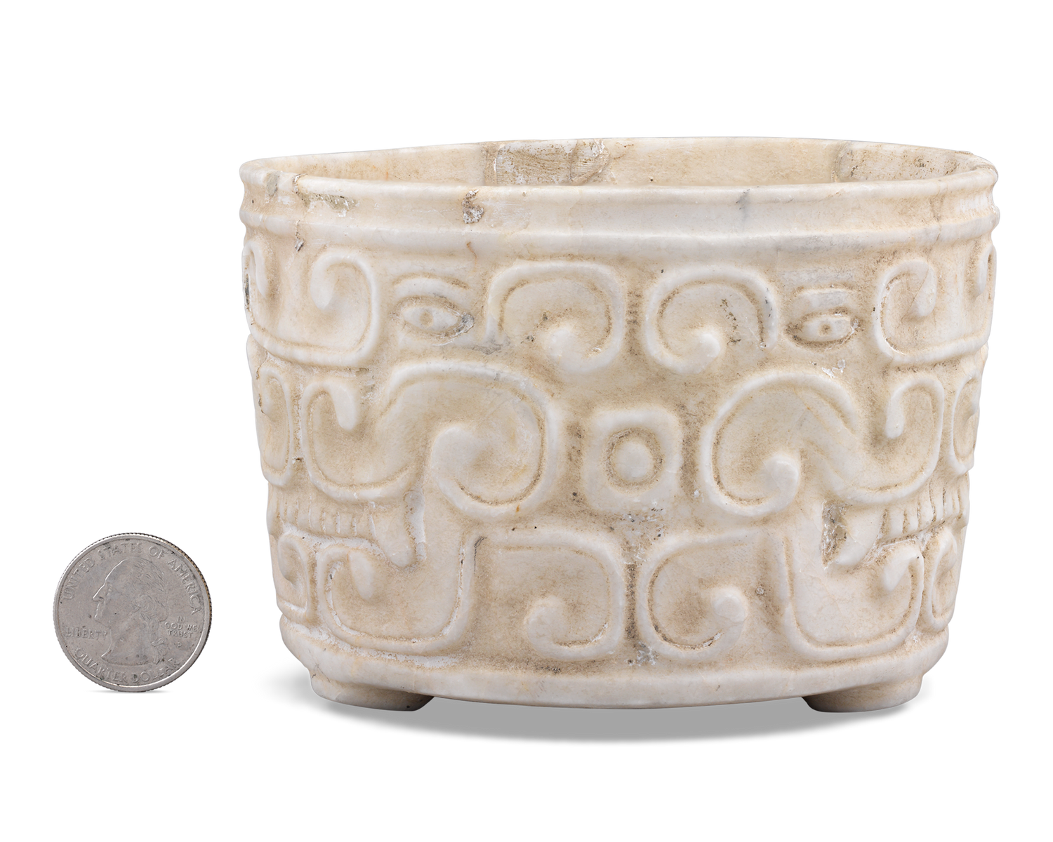 Pre-Columbian Honduran Marble Bowl