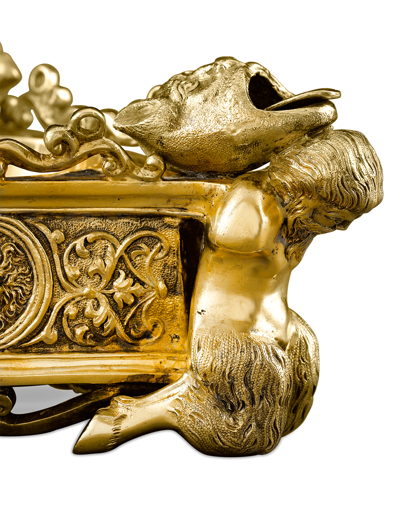 Continental Silver Gilt Salt Cellars