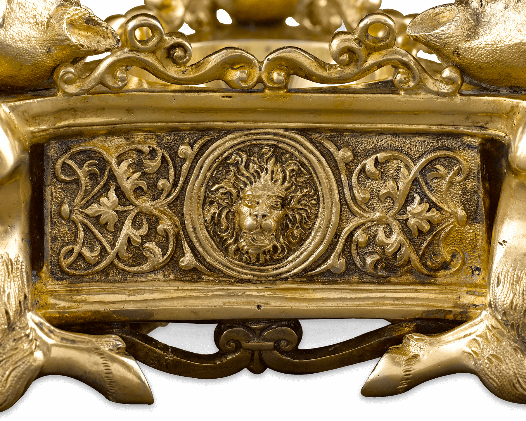 Continental Silver Gilt Salt Cellars