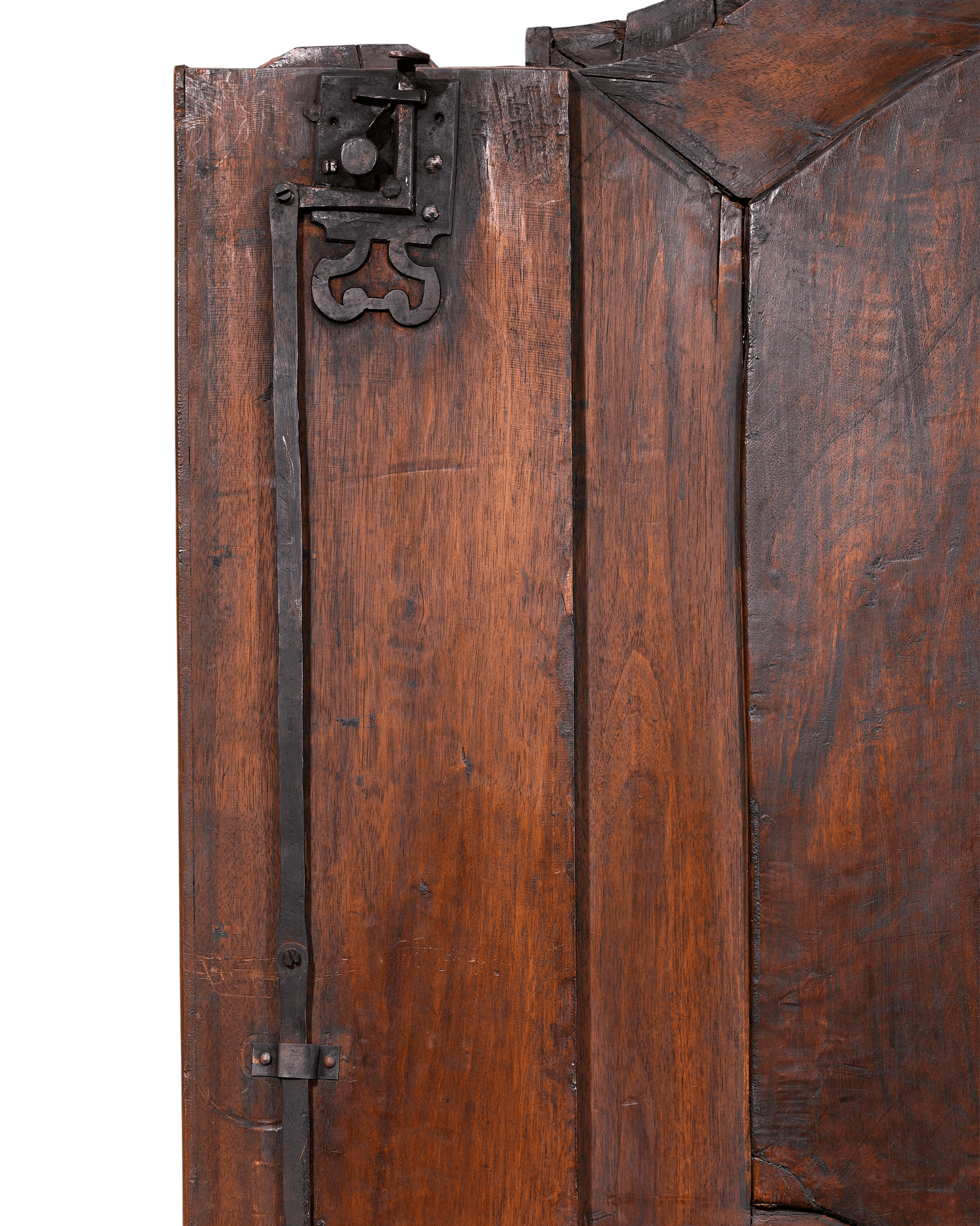 This armoire retains its original hardware