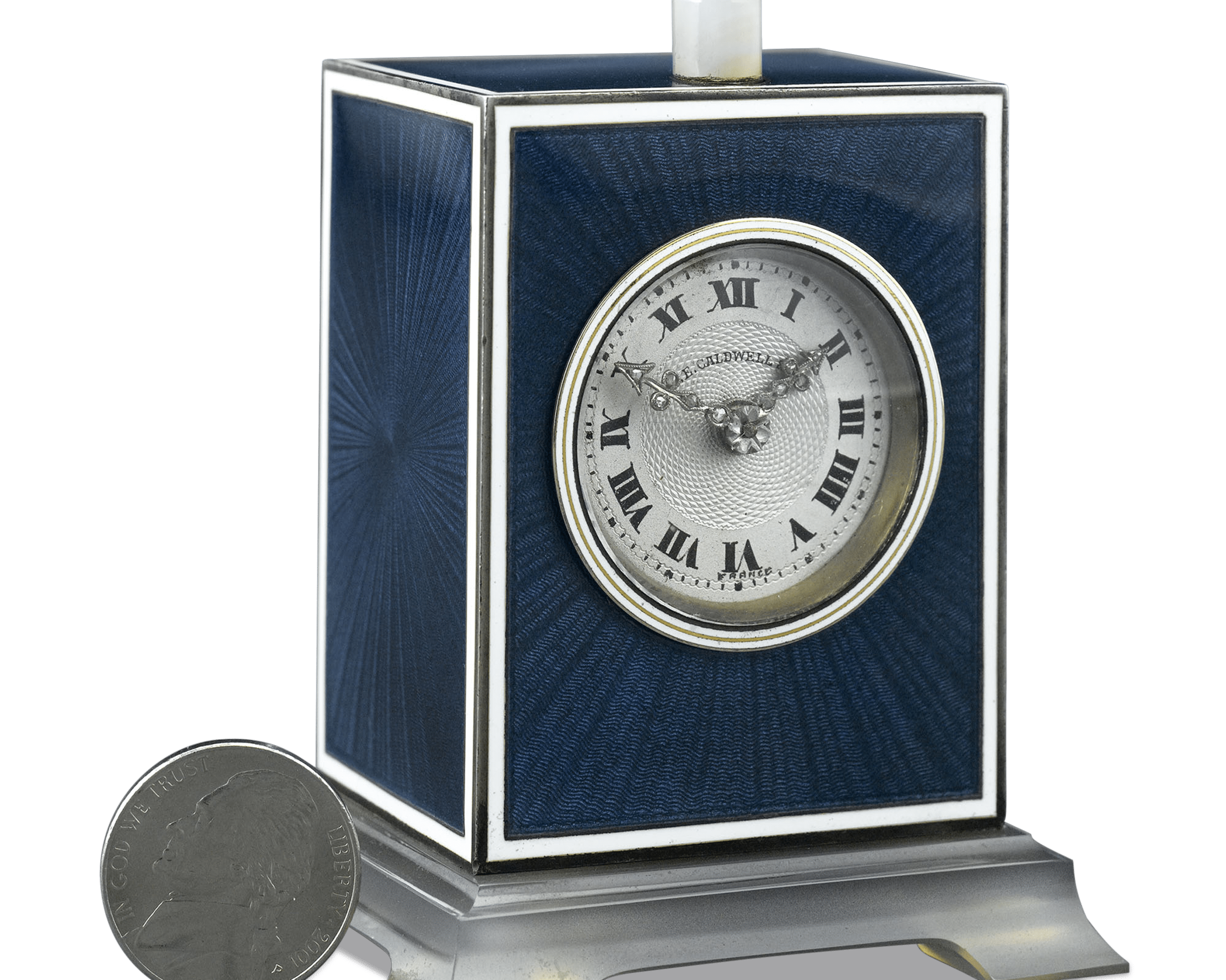 Art Deco J.E. Caldwell Table Clock