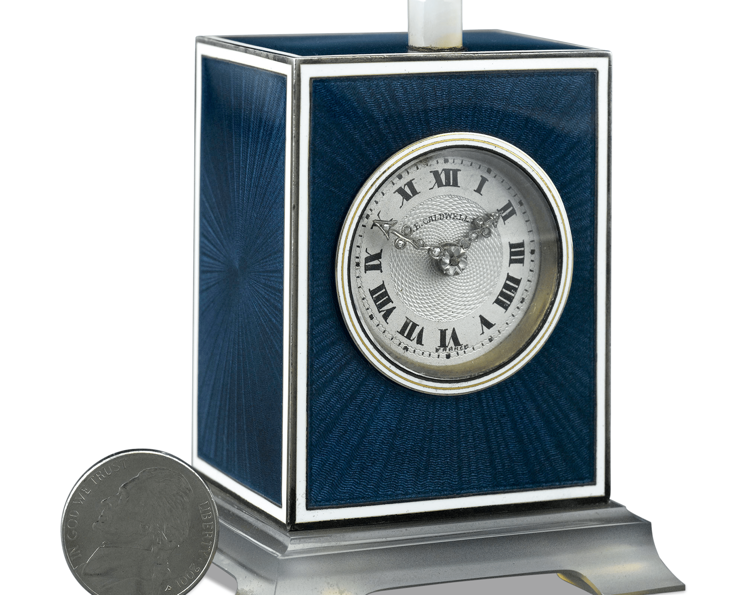 Art Deco J.E. Caldwell Table Clock