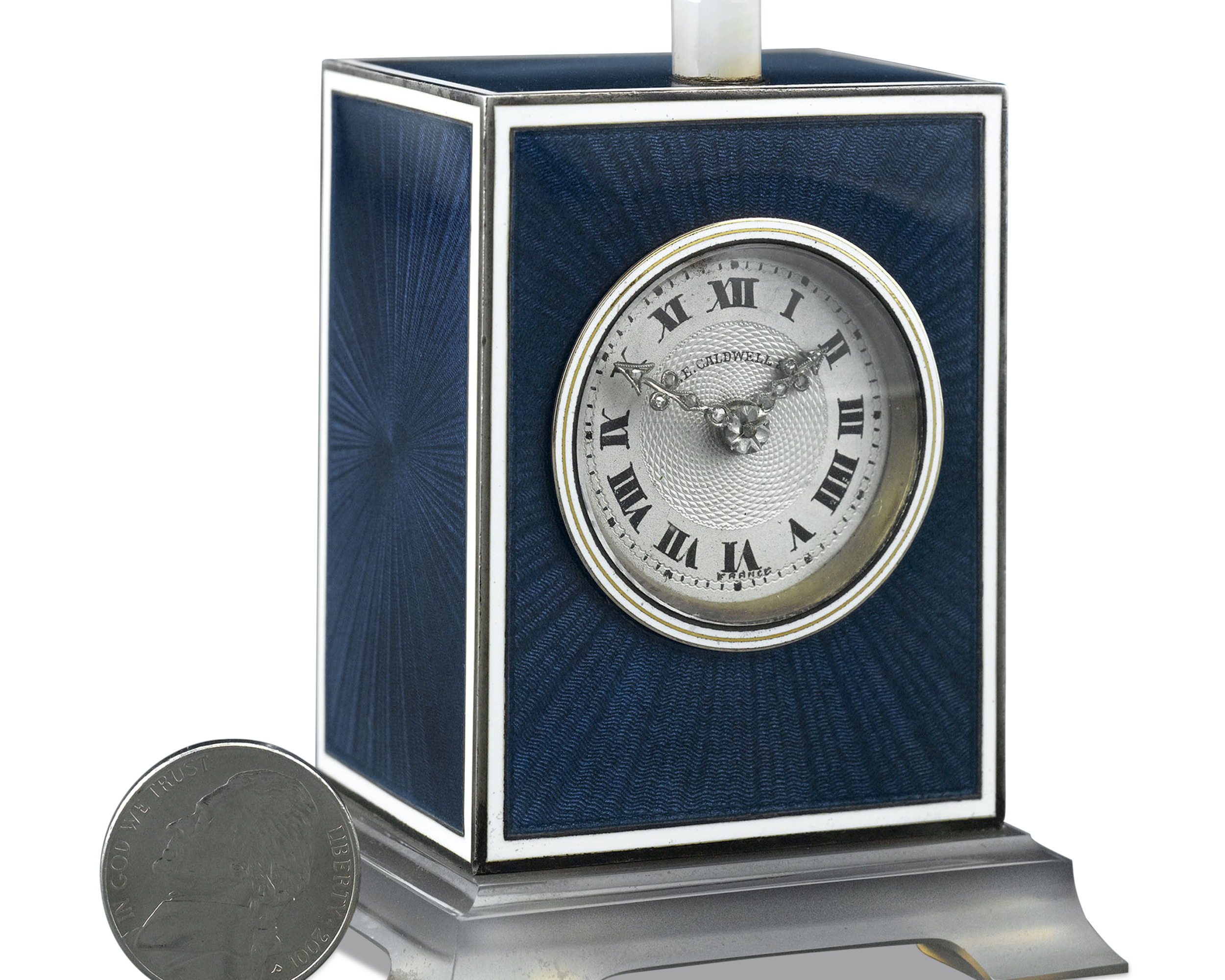 Art Deco J.E. Caldwell Table Clock
