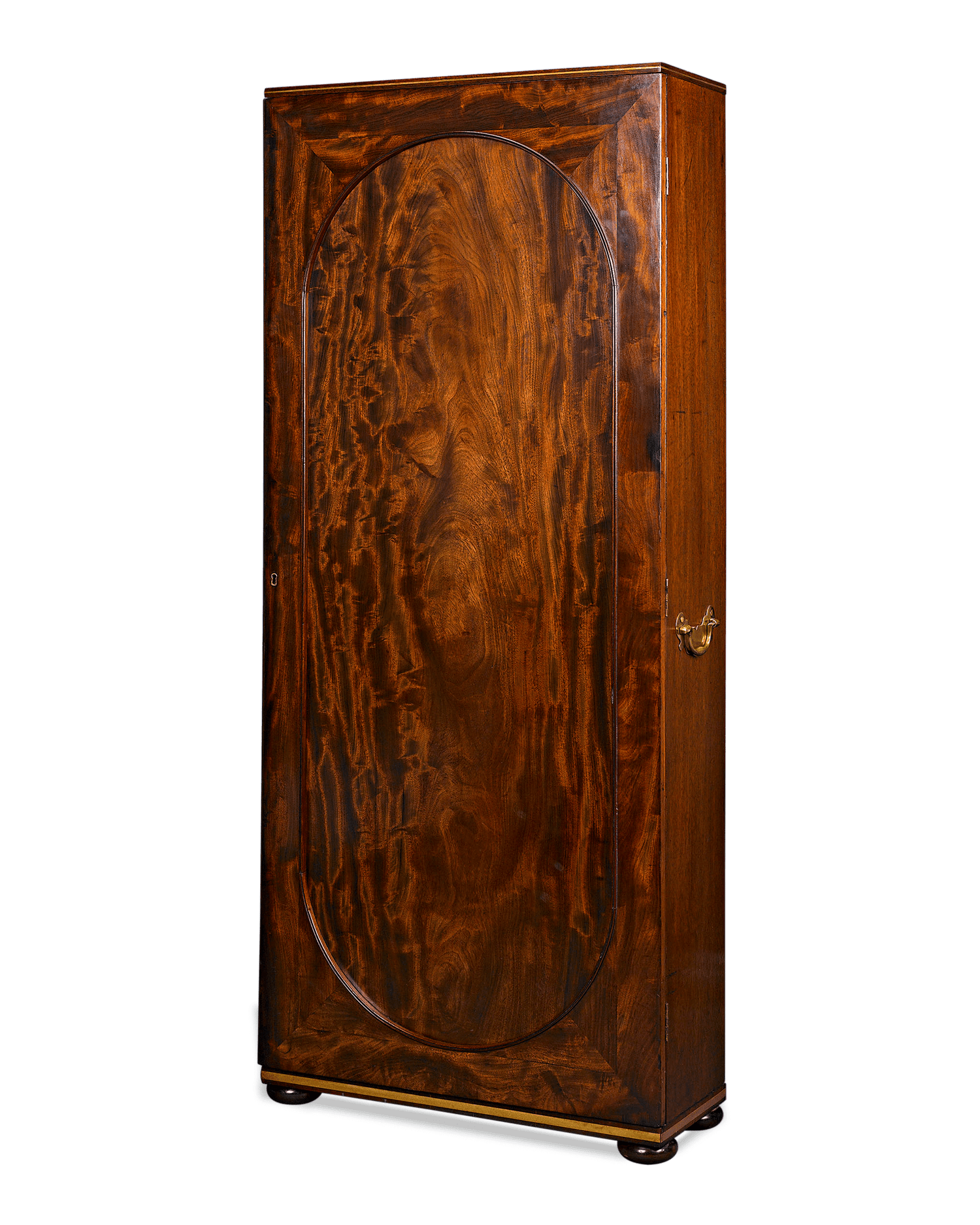 Lustrous Cuban mahogany and classical design make this case a flawless addition to any decor