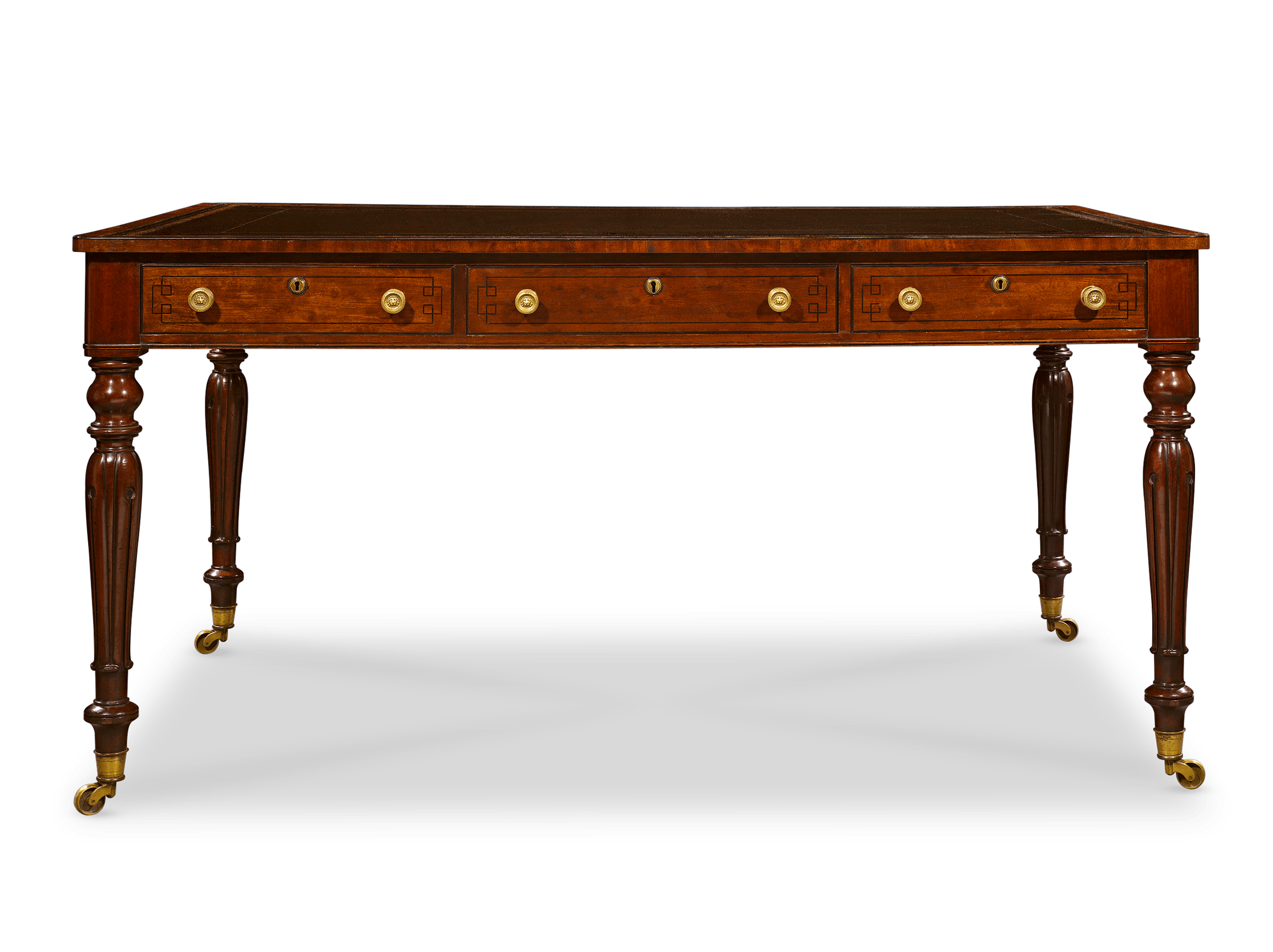 English Mahogany Writing Table