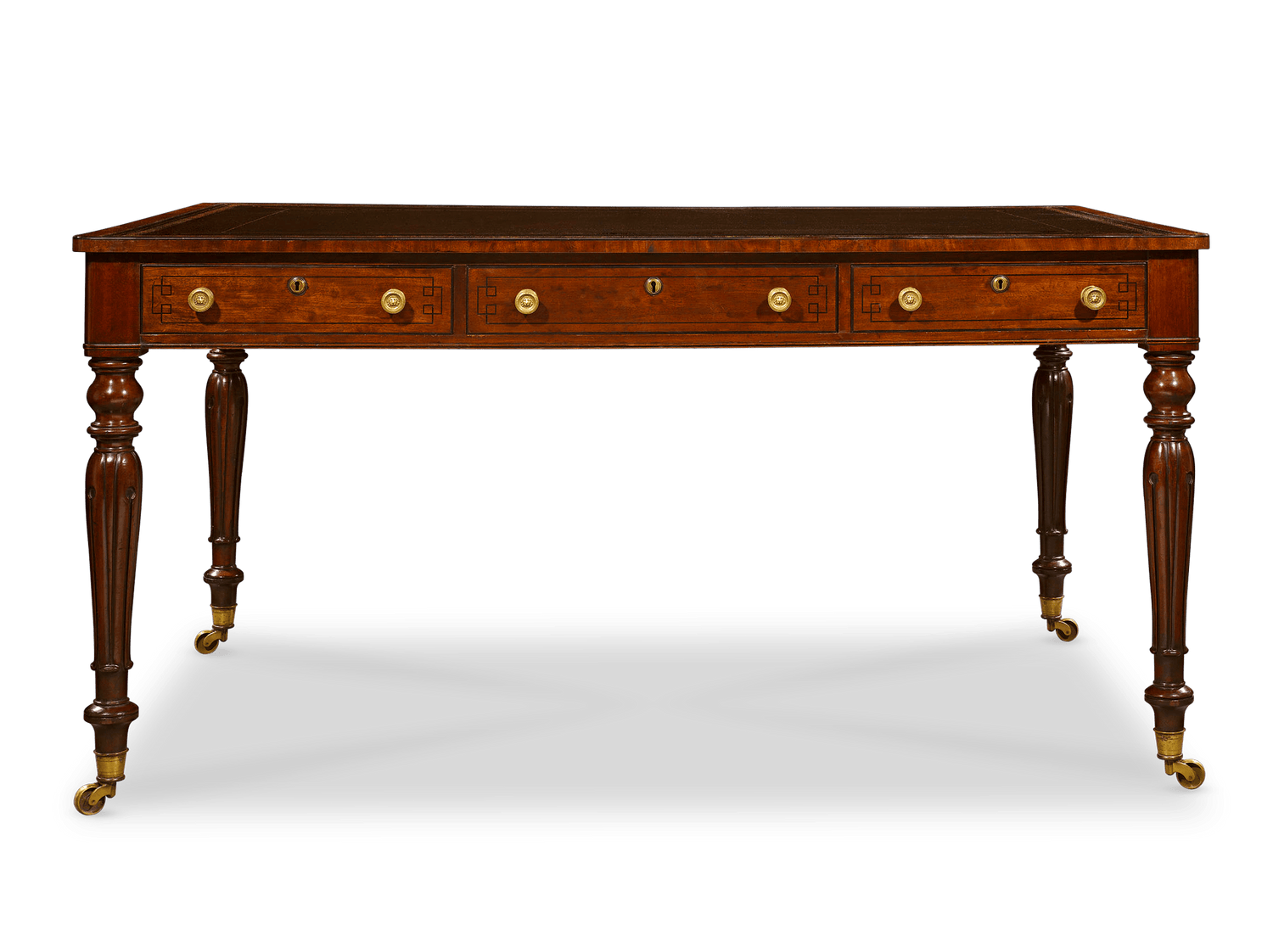 English Mahogany Writing Table