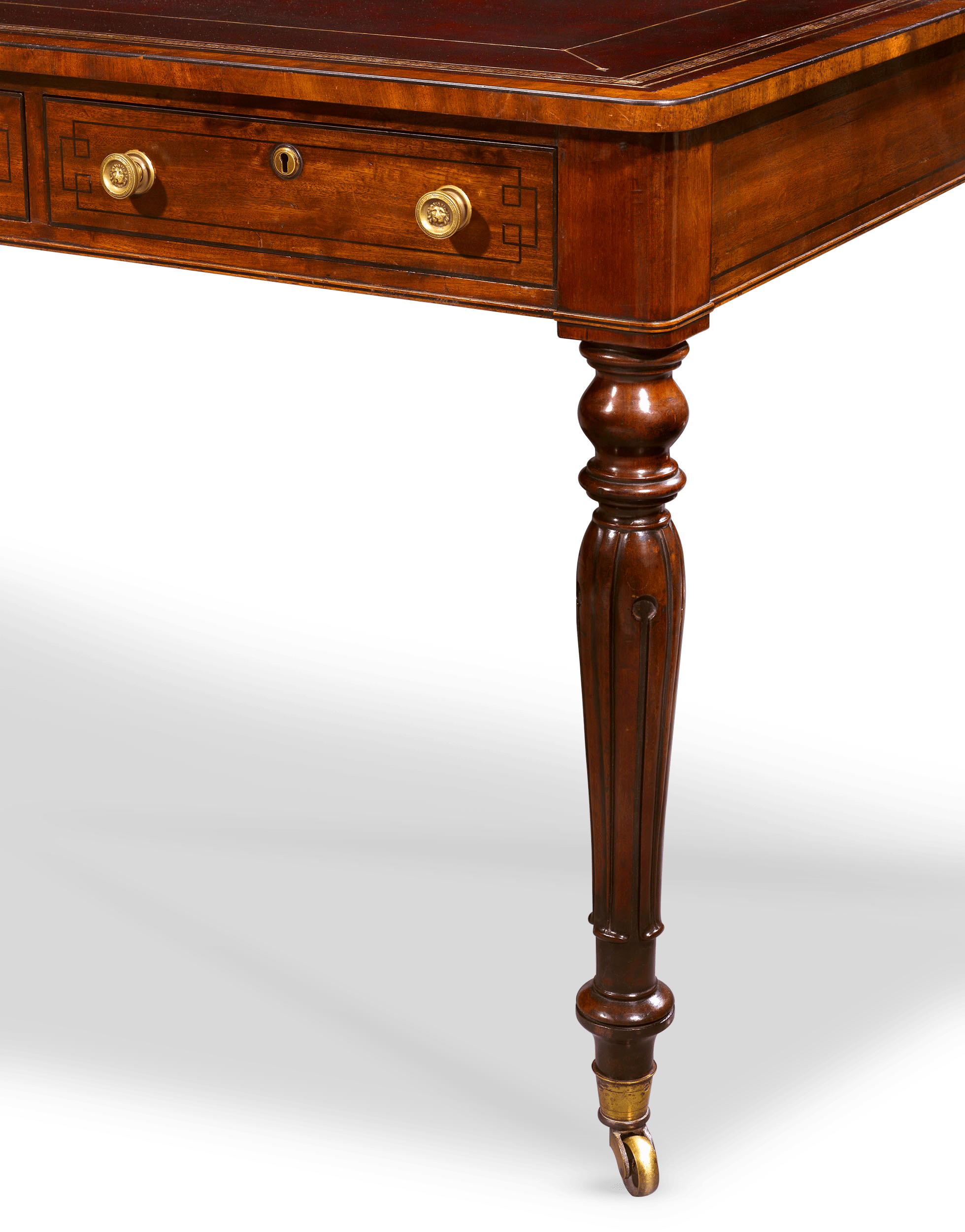 English Mahogany Writing Table