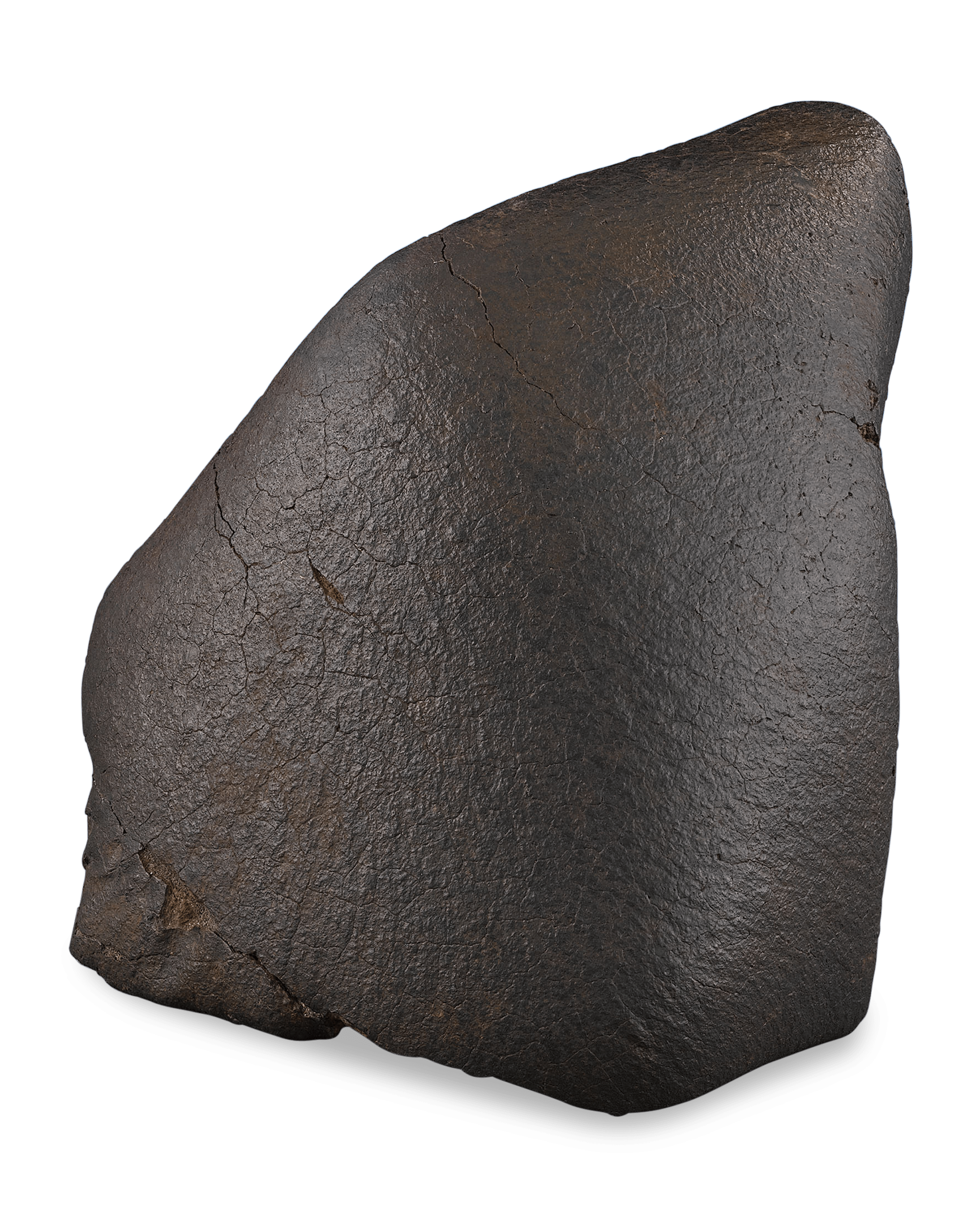 Oriented Nose Cone Chondrite Meteorite