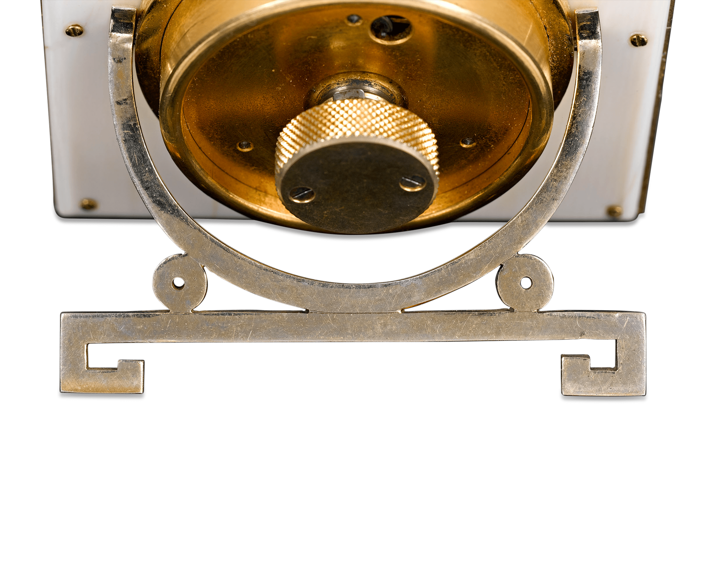 A stand allows this clock to easily remain in view