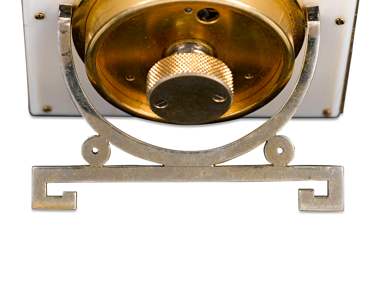 A stand allows this clock to easily remain in view