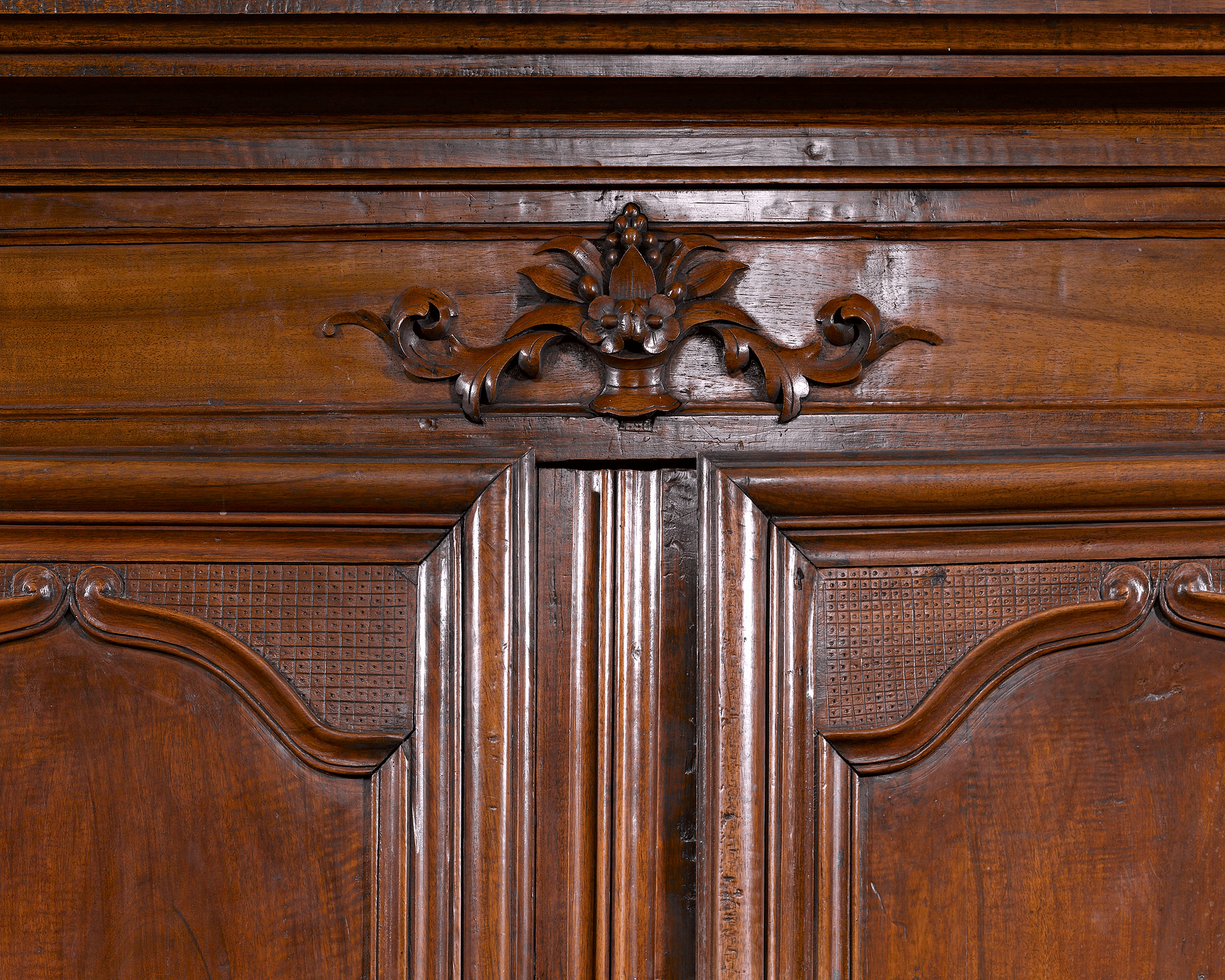 Graceful, understated carvings add the perfect decorative touch