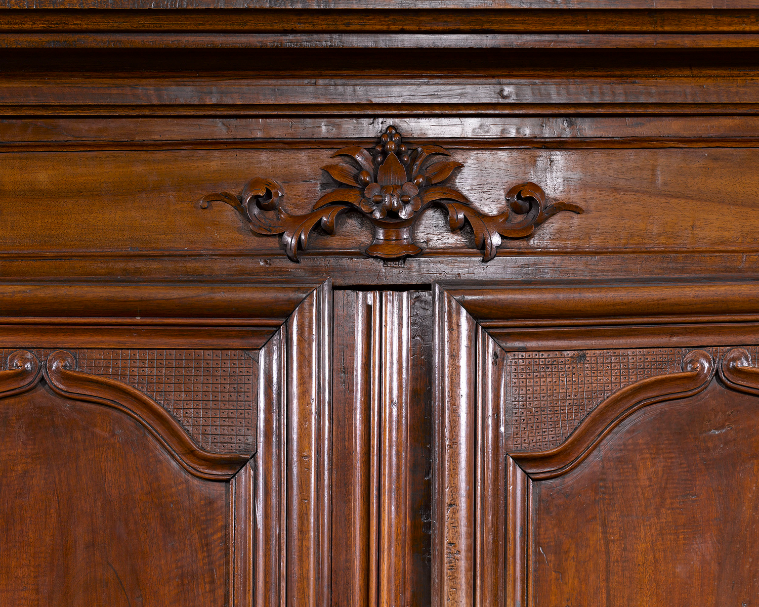 Graceful, understated carvings add the perfect decorative touch
