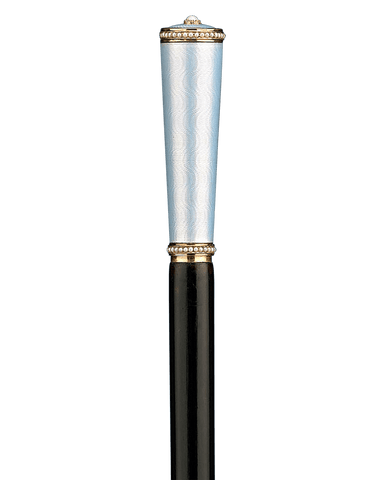 Fabergé Blue Cane with Pearls