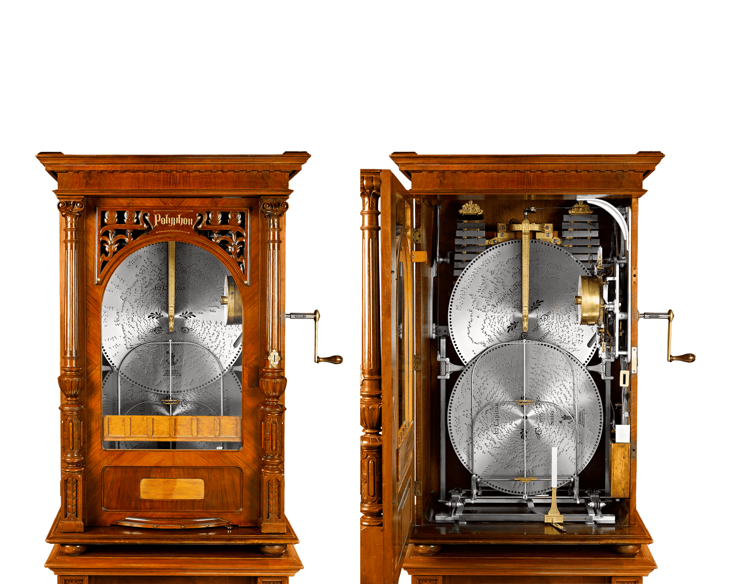 Polyphon Autochange Disk Music Box | M.S. Rau Polyphon Autochange Disk Music Box | M.S. Rau