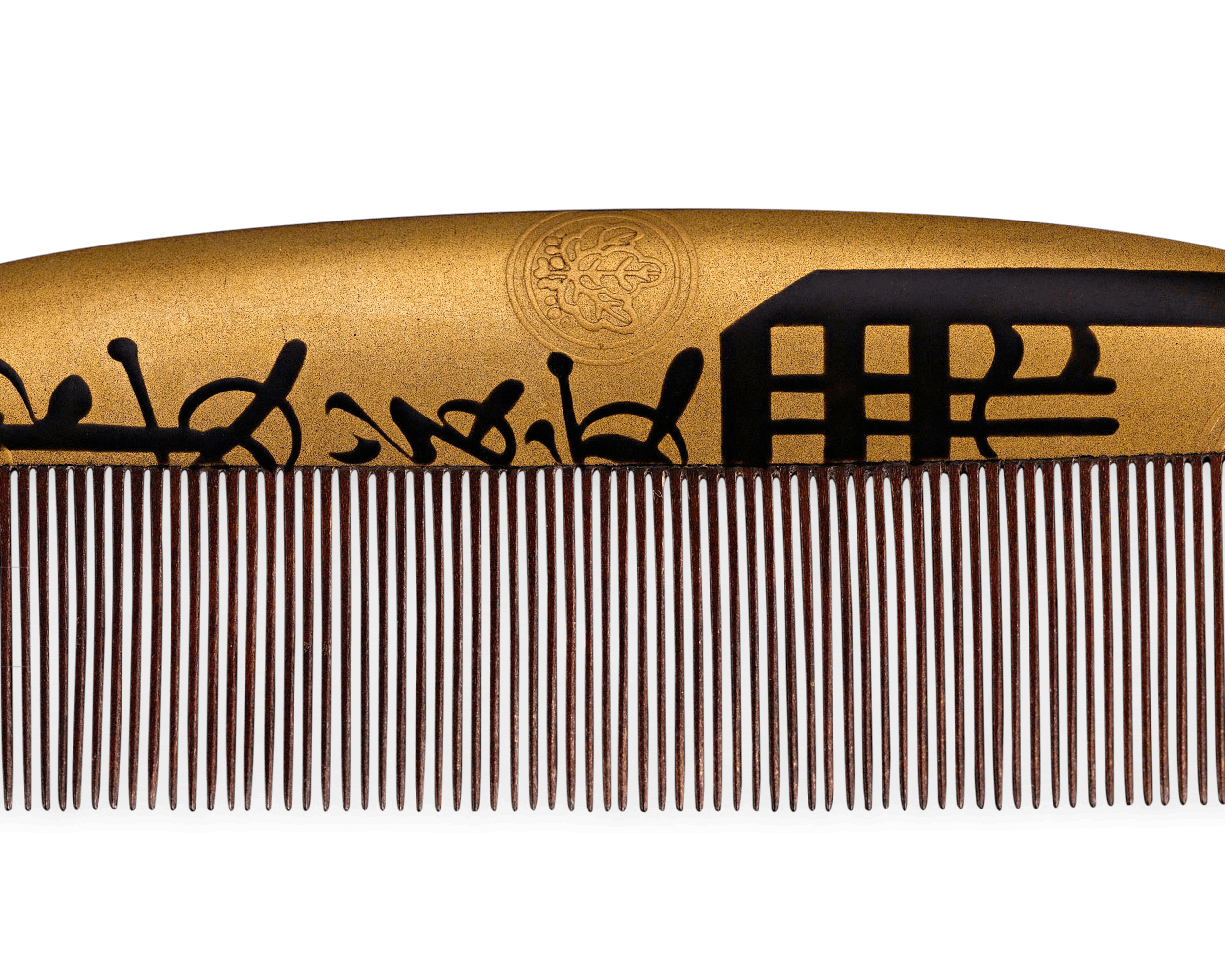 Japanese Lacquered Kushi Hair Comb