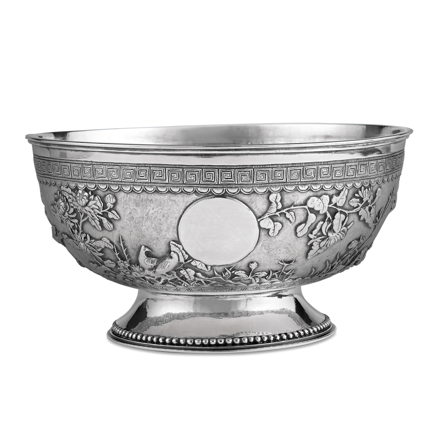 Chinese Export Silver Bowl 