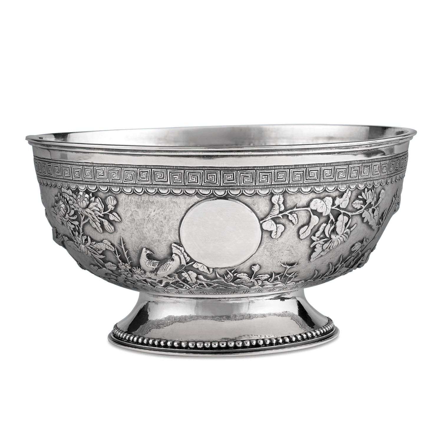 Chinese Export Silver Bowl 