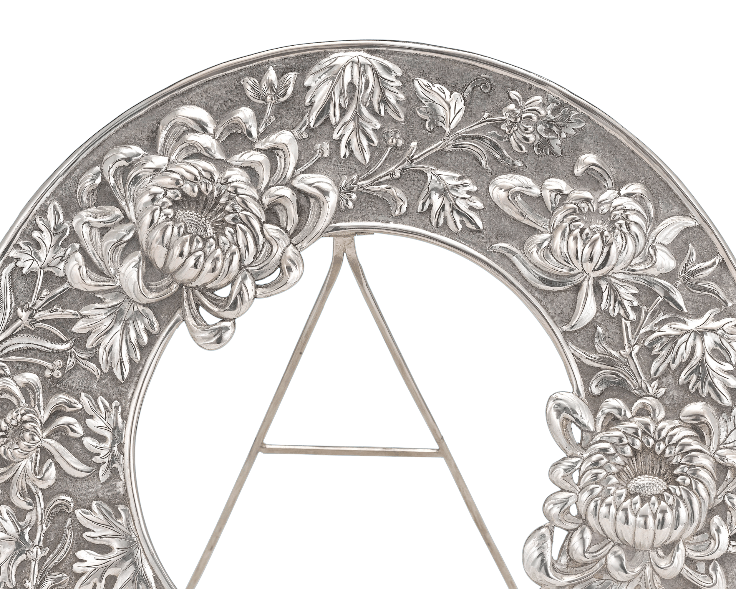 Chinese Export Silver Picture Frames