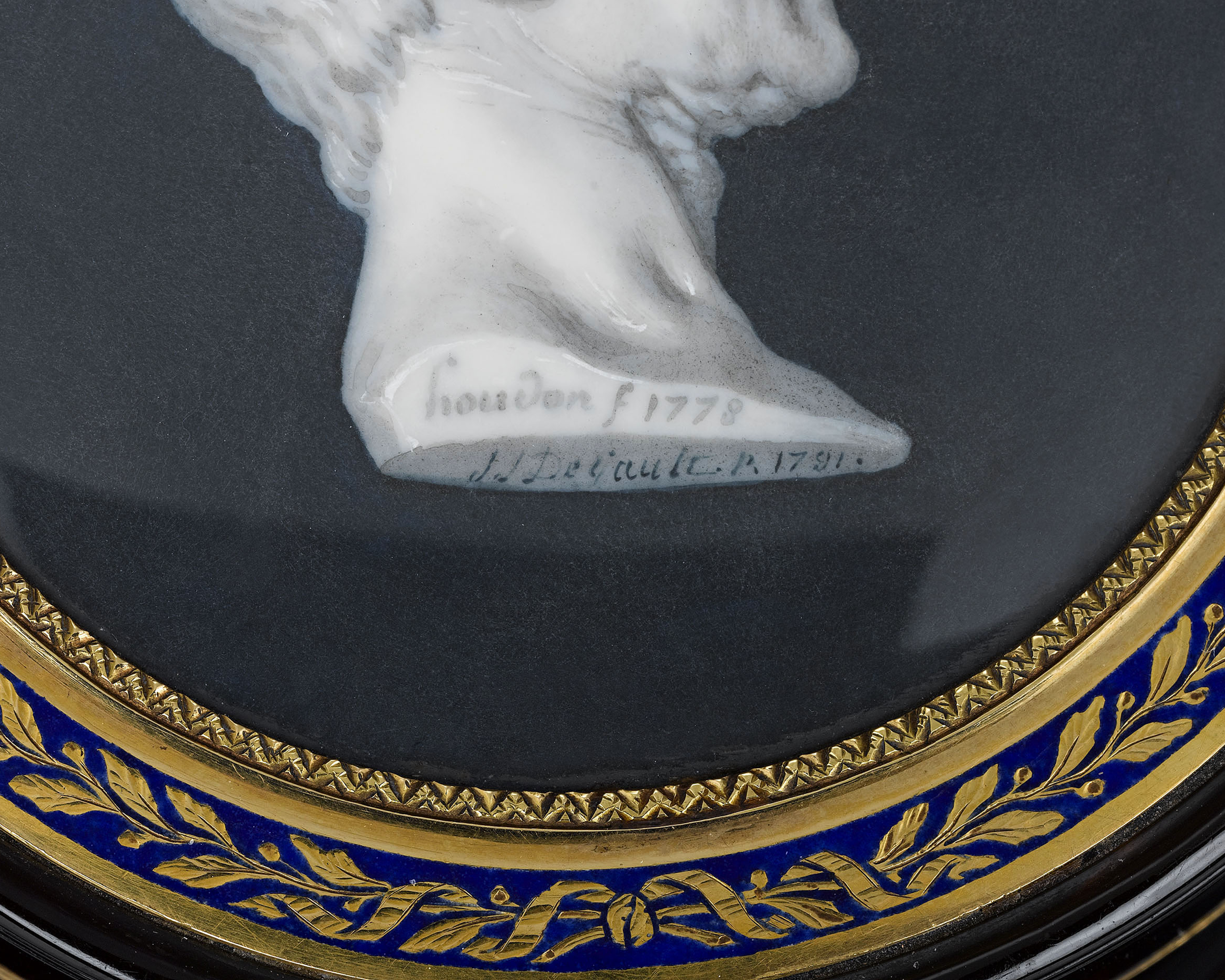 Montesquieu Portrait Tortoiseshell Snuff Box