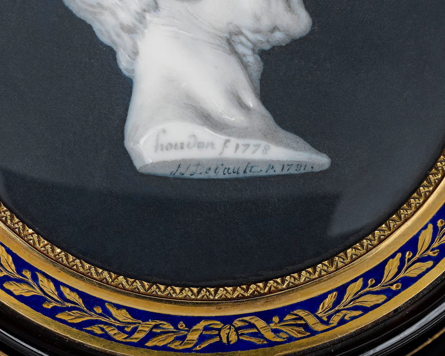 Montesquieu Portrait Tortoiseshell Snuff Box