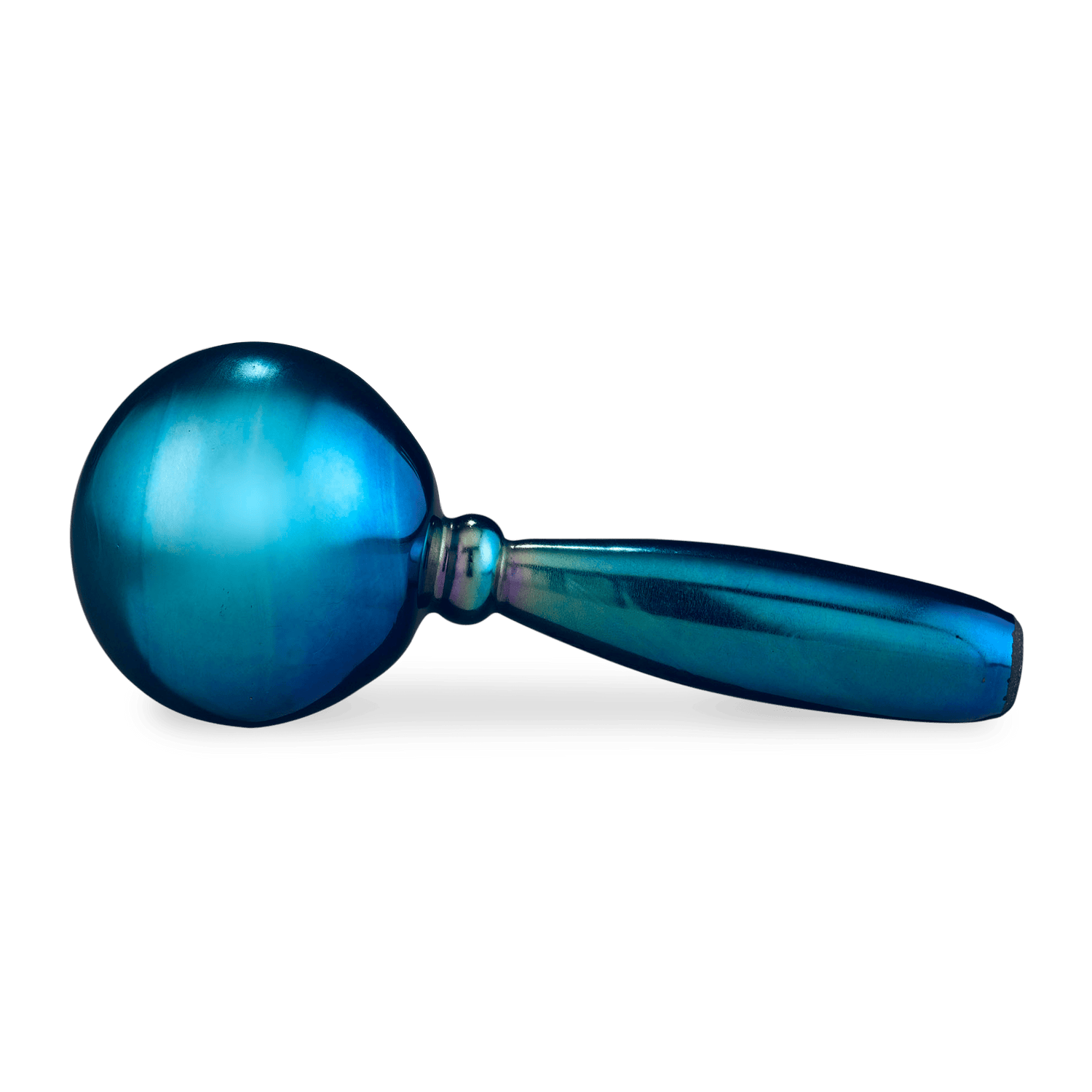 Steuben Blue Aurene Glass Stocking Darner