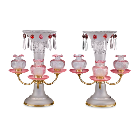 Baccarat Art Nouveau Centerpieces