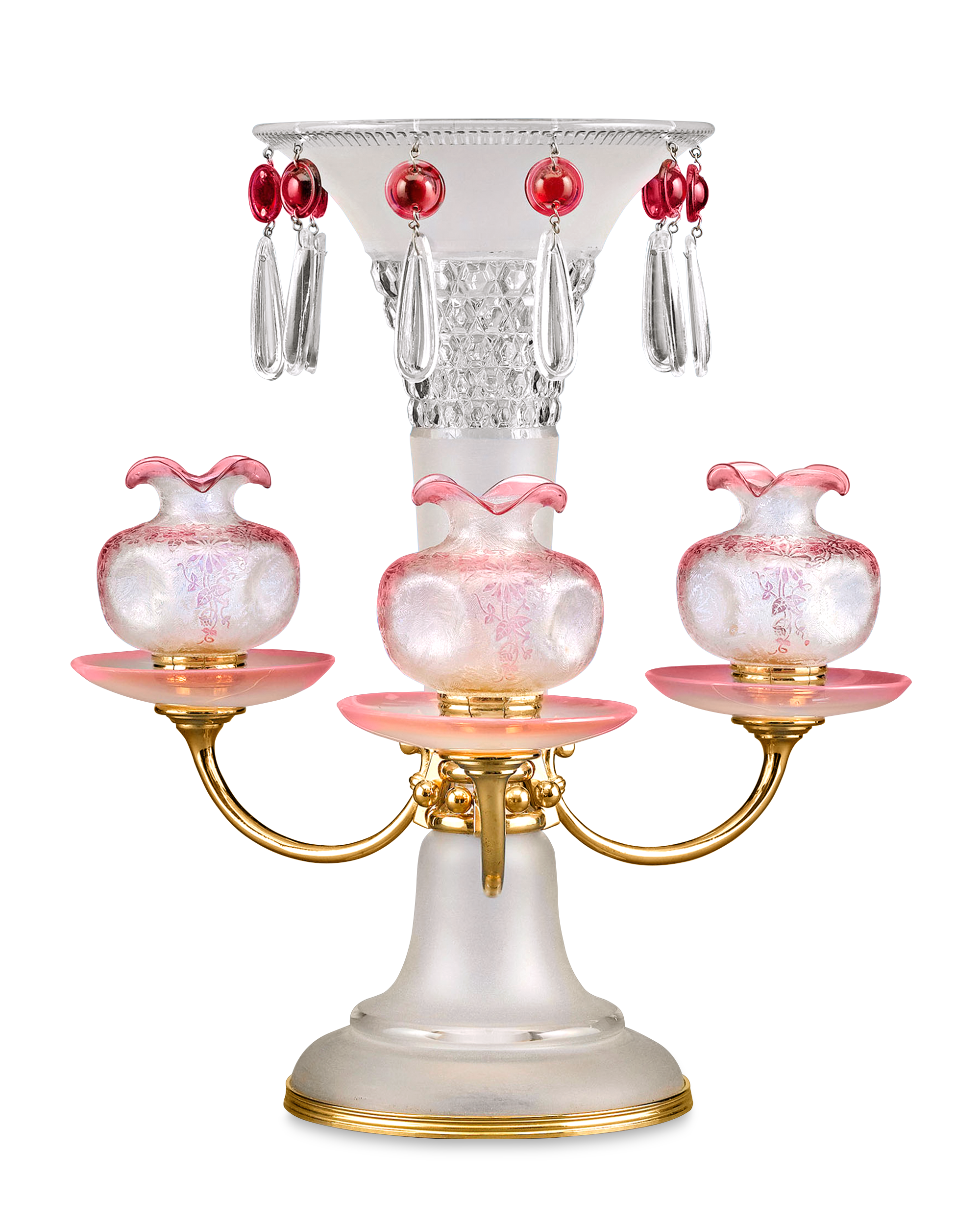 Baccarat Art Nouveau Centerpieces