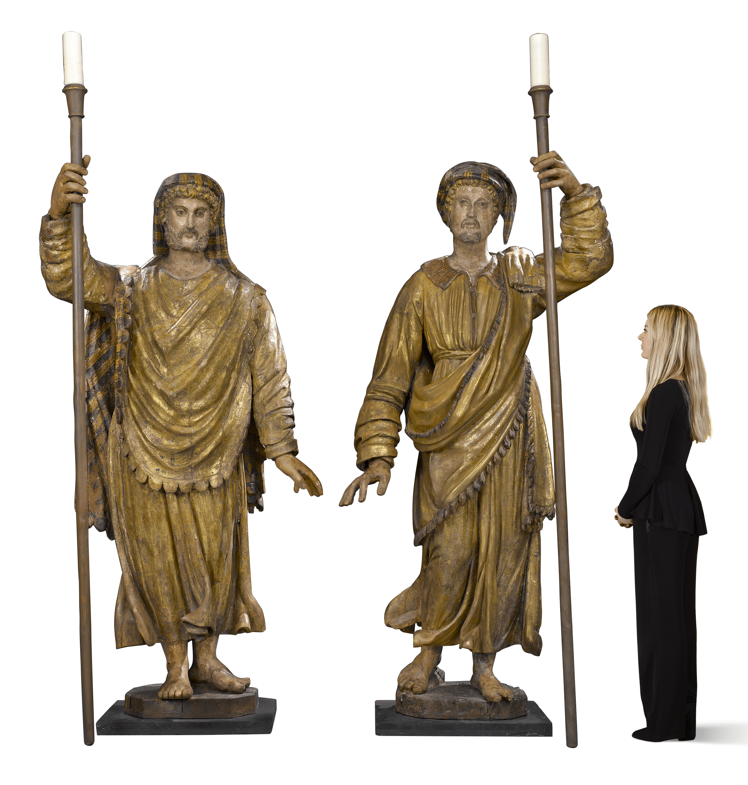 Venetian Figural Torchères, 17th Century