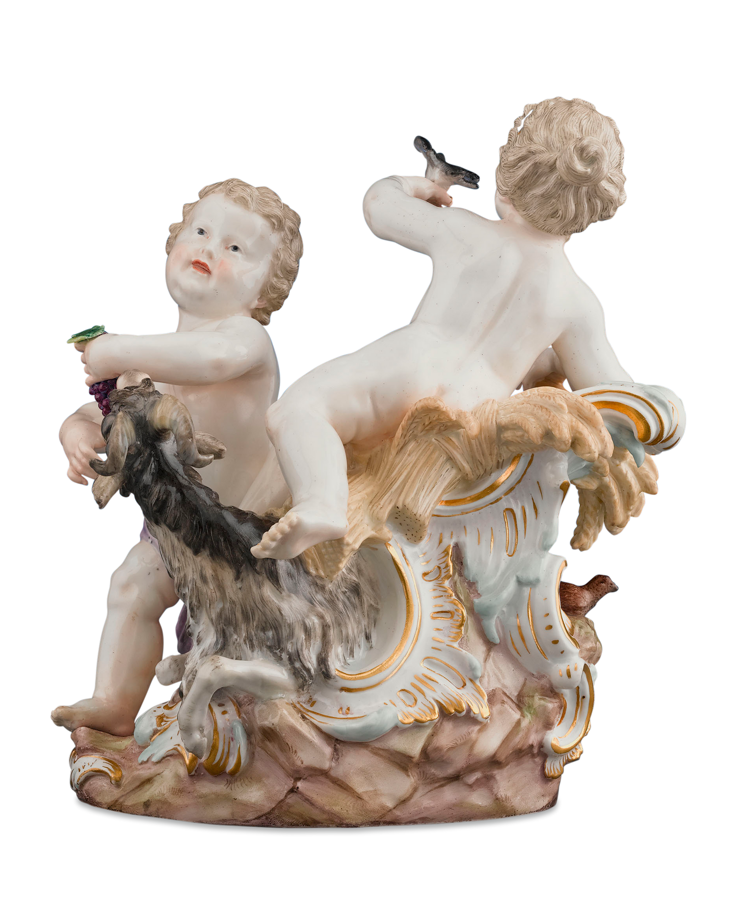 Meissen Porcelain Summer and Fall Figural Group