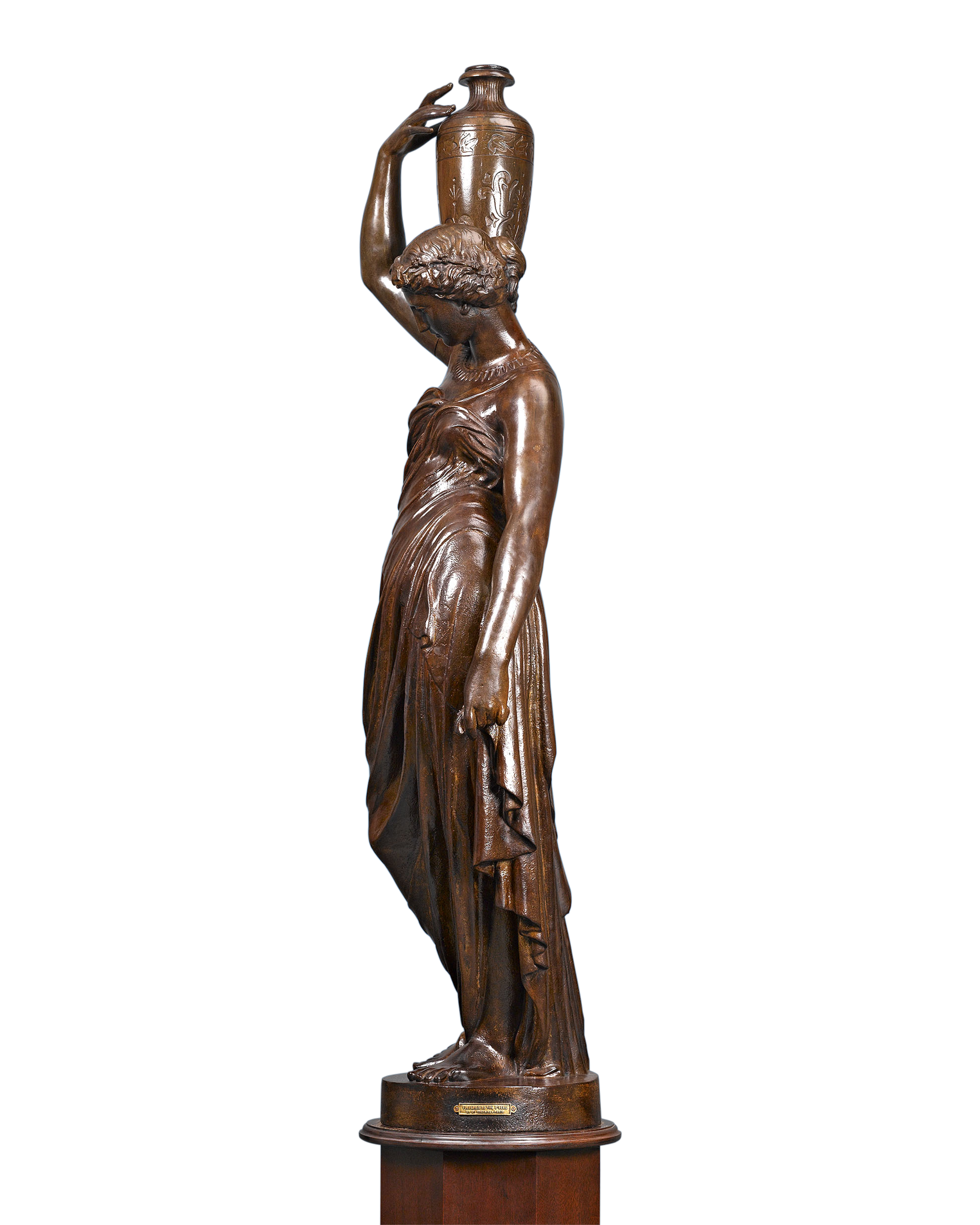 The design for this statue is reproduced in the catalog of the Fonderies Du Val D'Osne