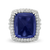 Sugarloaf-cut Tanzanite Ring, 22.10 Carats