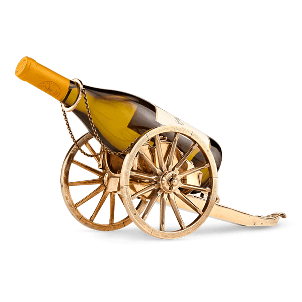 Silver Gilt French Wine Trolley