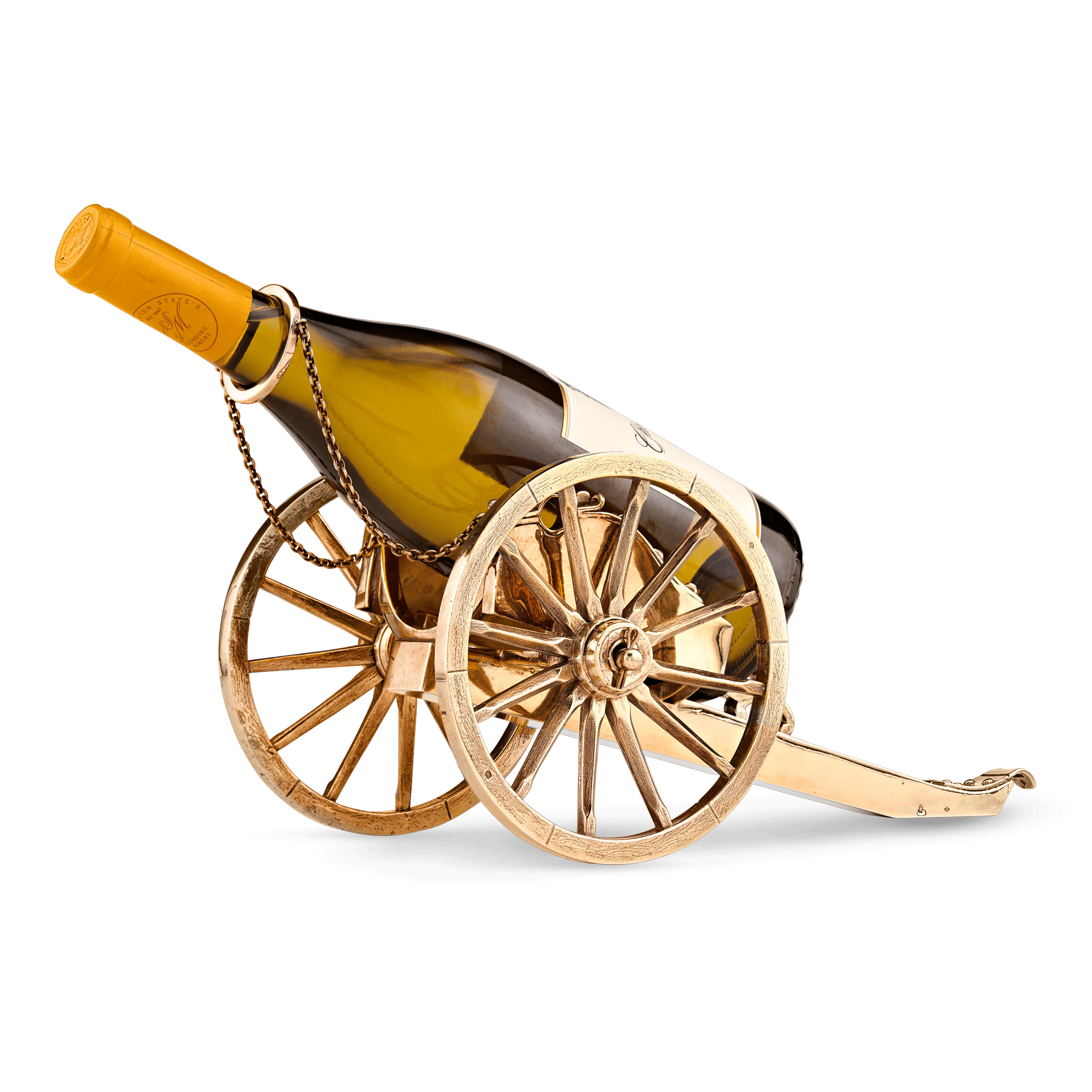 Silver Gilt French Wine Trolley